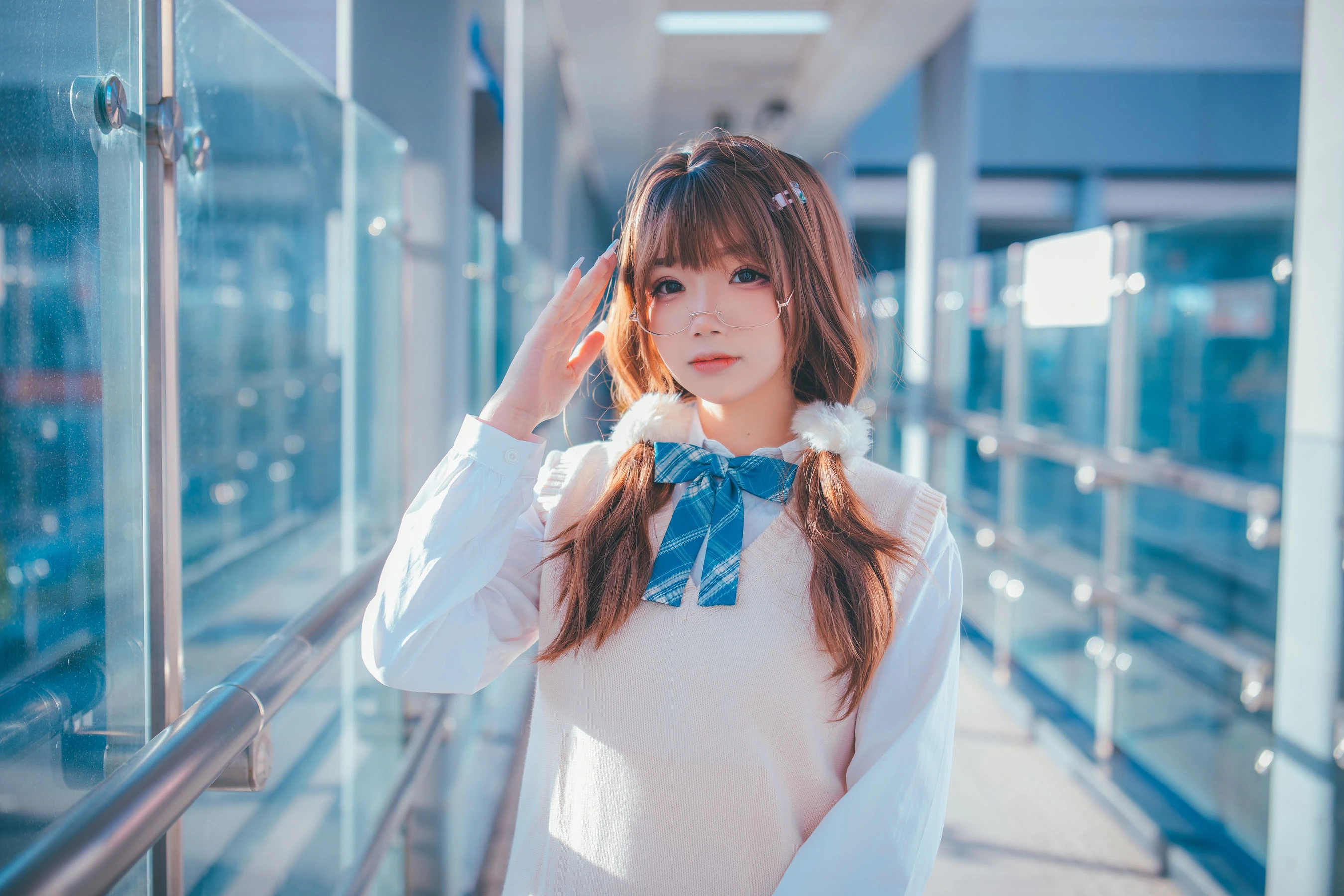 动漫博主雪晴Astra – JK夕阳插图5