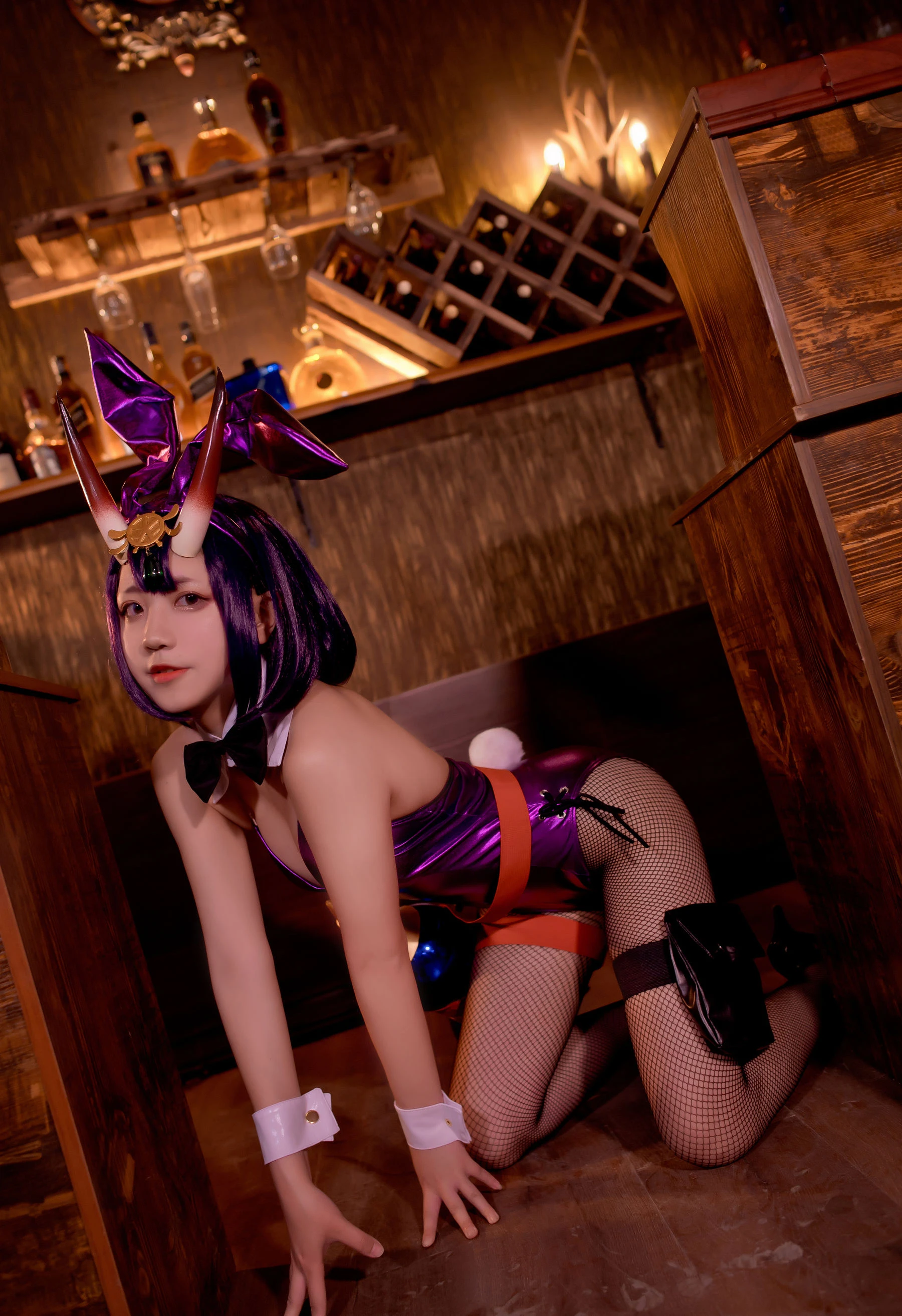 微博萌妹蓝小沂KiKi – 酒吞童子插图4