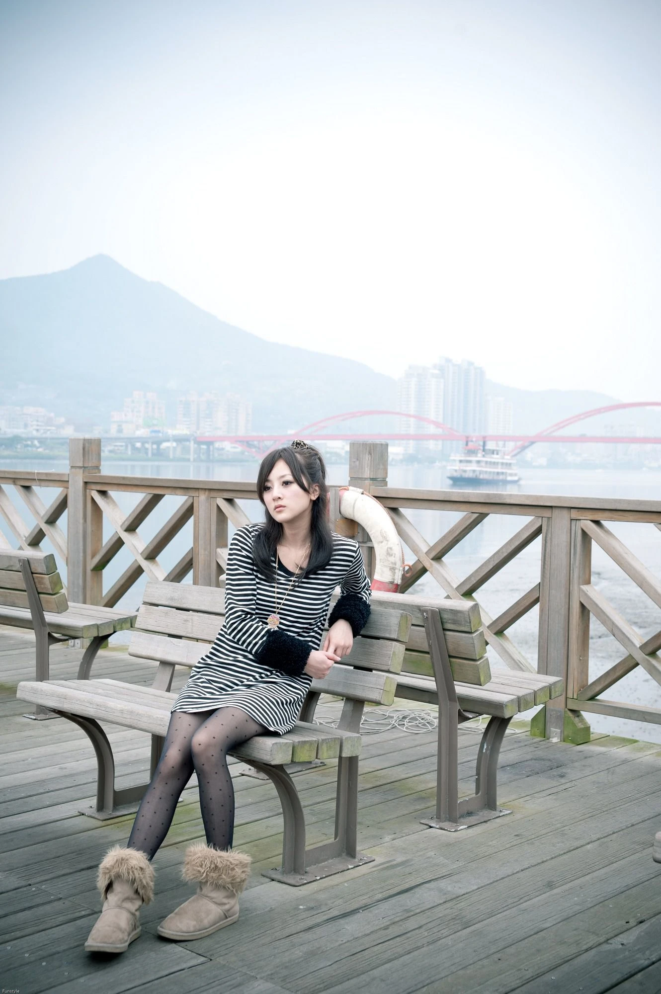 果子MM/张凯洁《關渡曲外拍》插图1