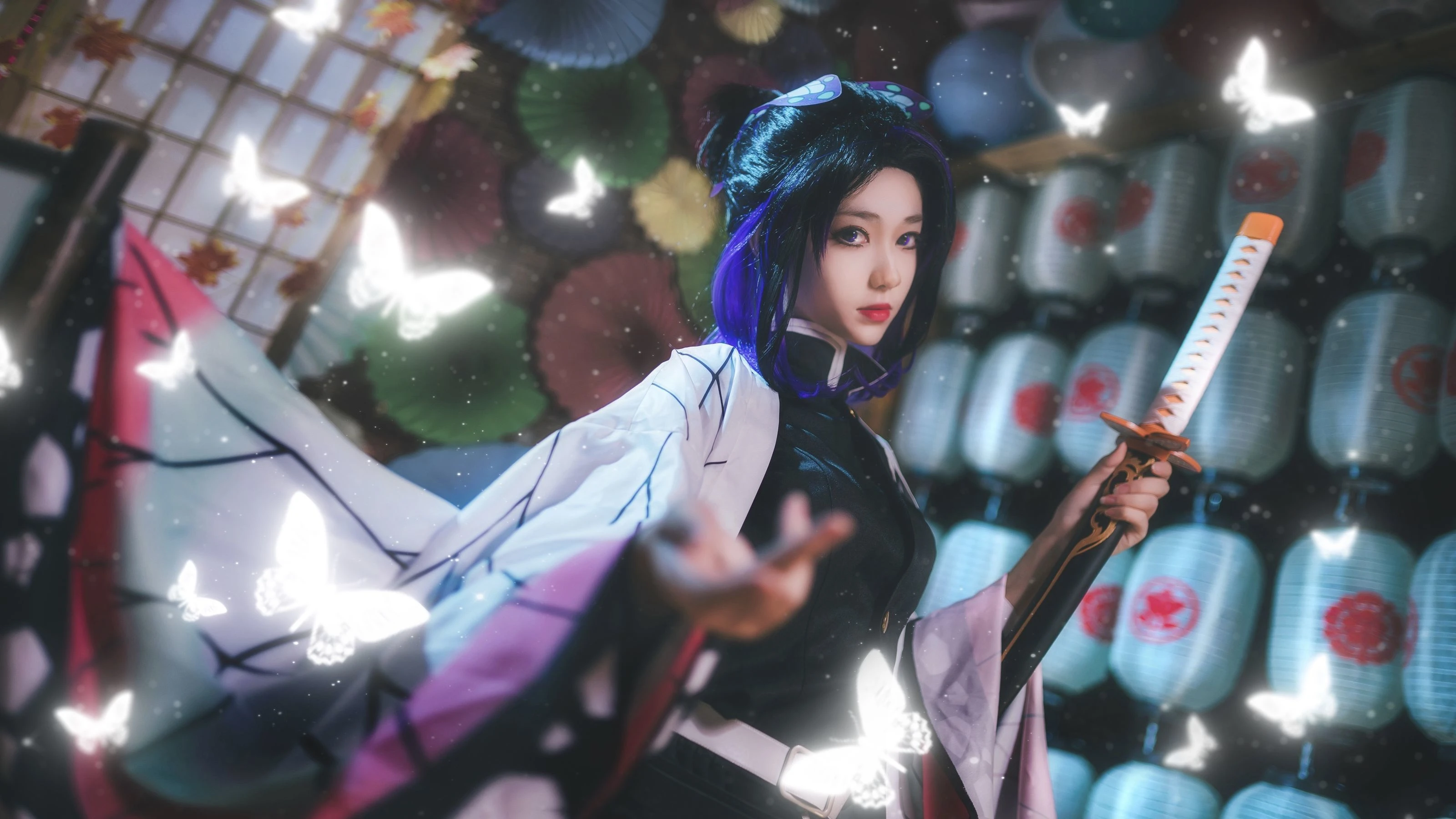 动漫博主南桃Momoko – 蝴蝶忍队服插图4