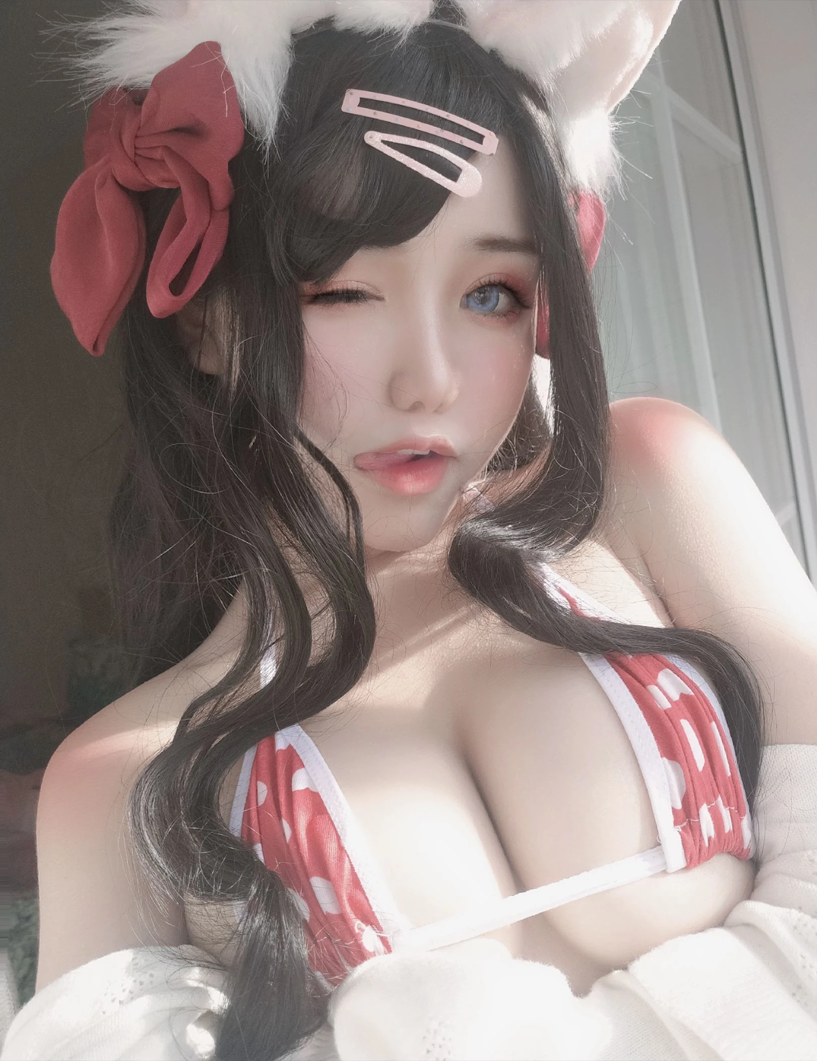 一笑芳香沁写真 窗与宠物猫插图4