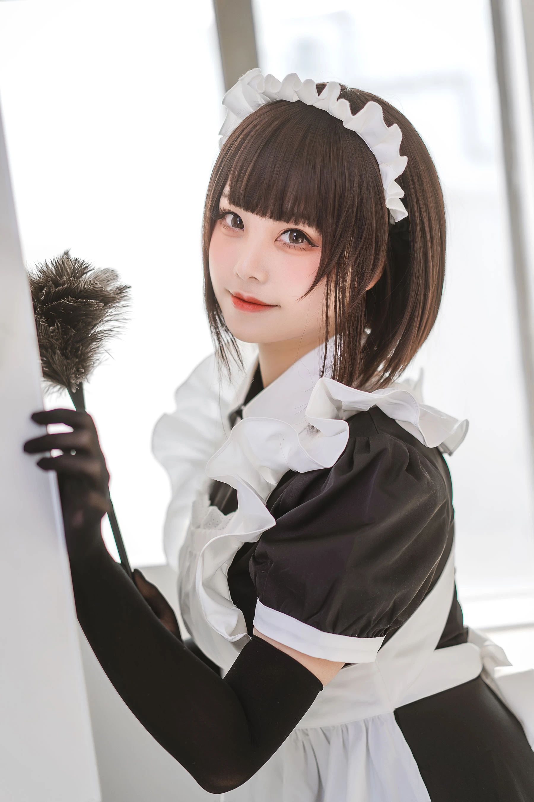 萌系小姐姐蜜汁猫裘 – 民宿 女仆插图3