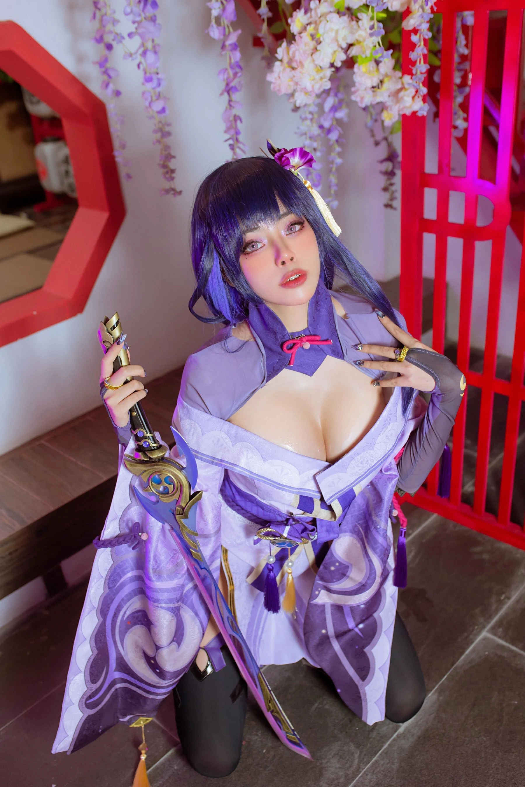 日本性感萝莉Byoru – Raiden Shogun插图1