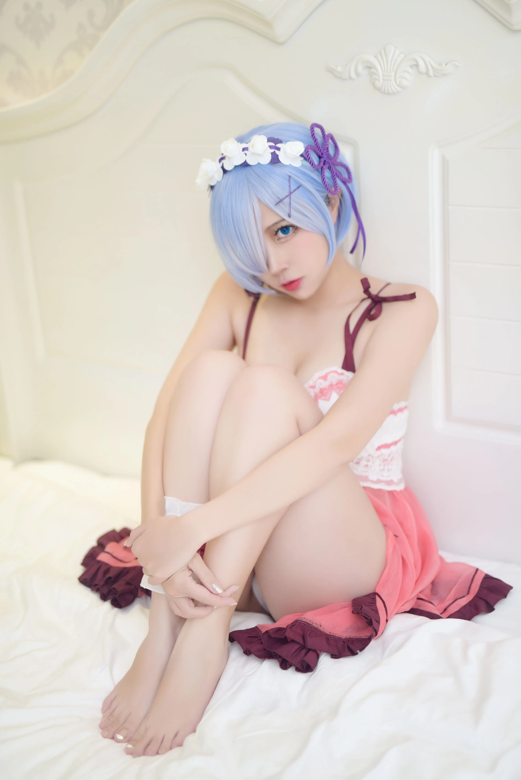 人气Coser二佐Nisa 蕾姆插图1