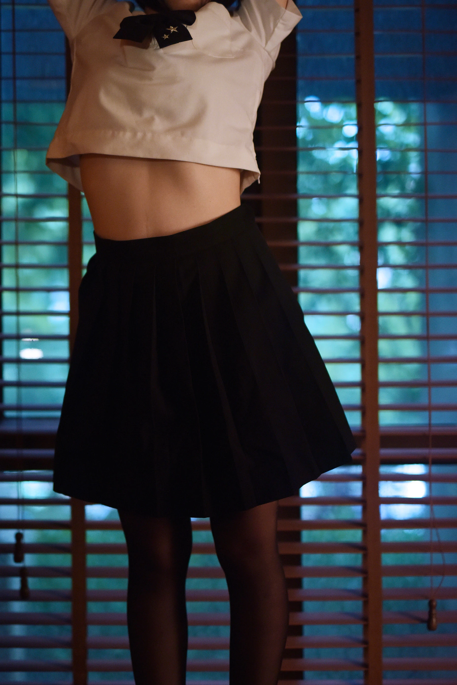 人气Coser二佐Nisa – 黑丝JK私房插图7