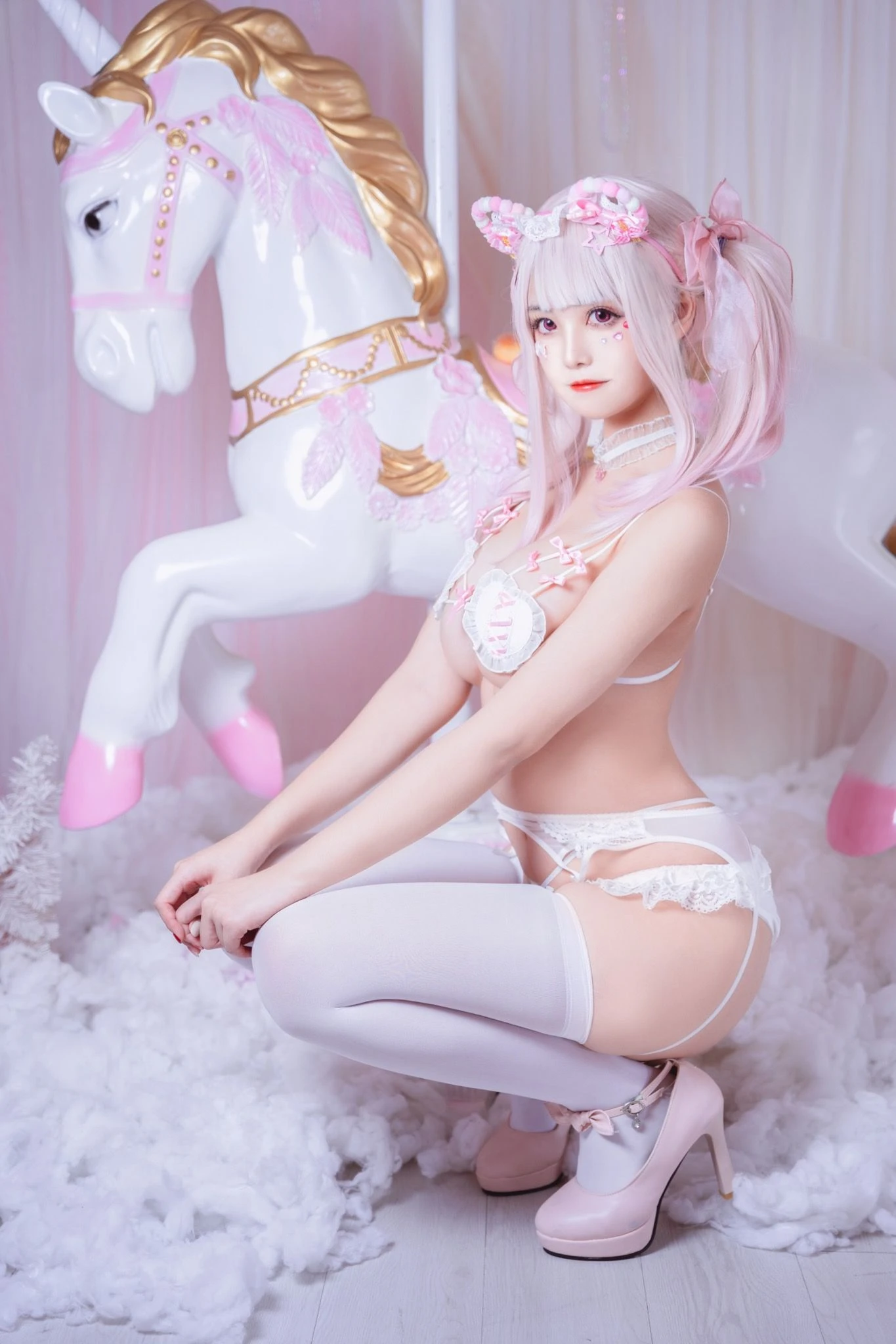 萌系小姐姐蜜汁猫裘 – 糖果假期插图4