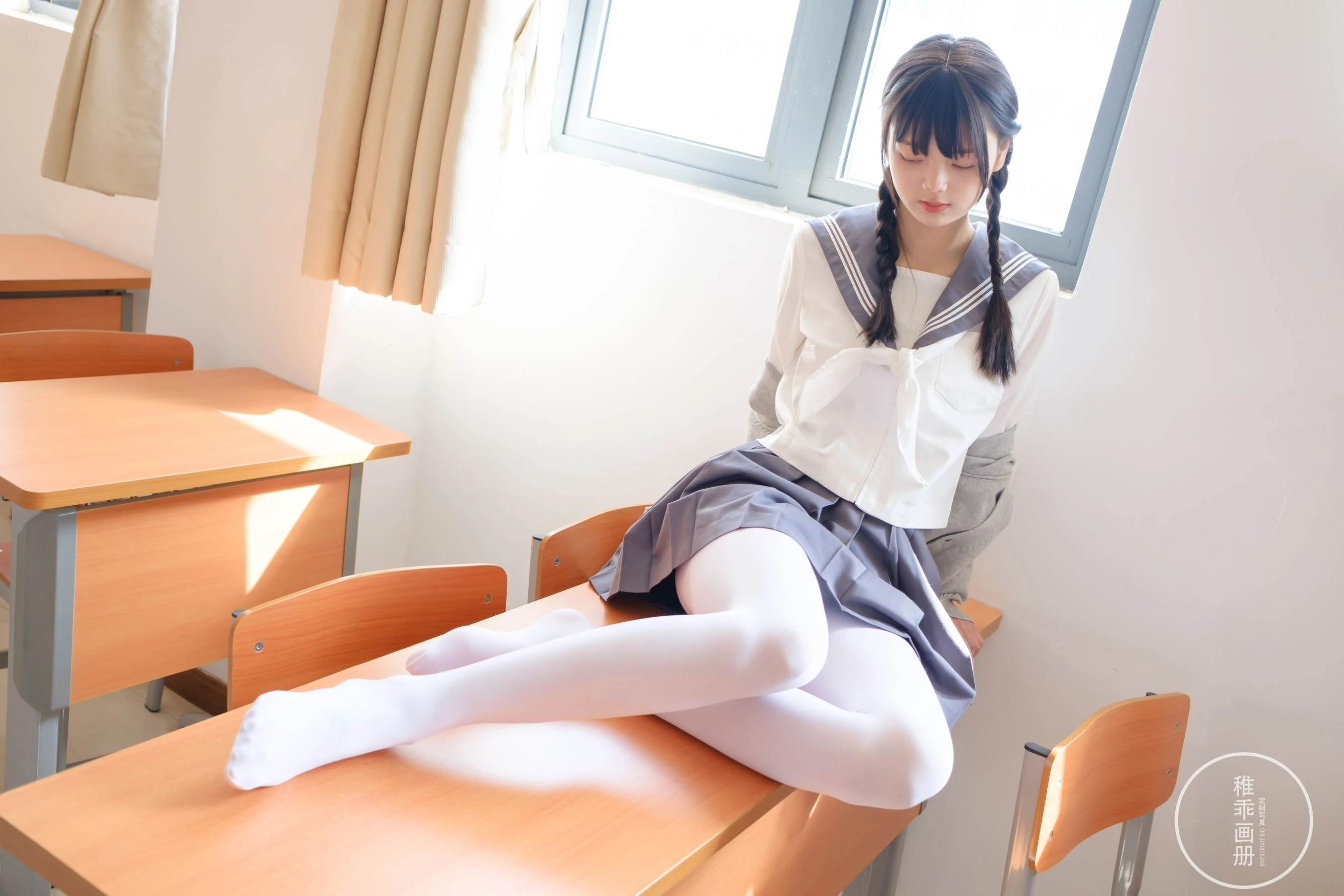 柴系小乖(稚乖画册) – 晴空 赤西夜夜 80D白丝插图7