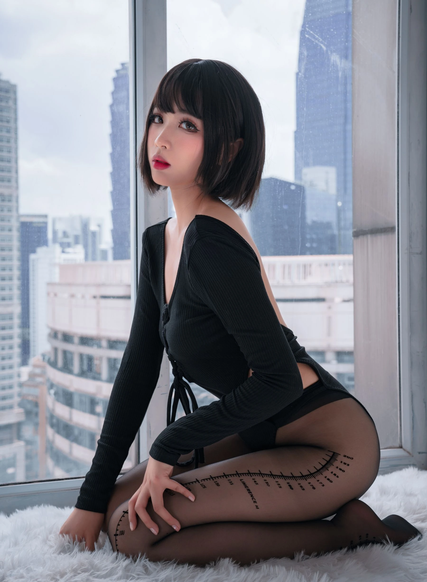 轩萧学姐 – 量个腰围插图3