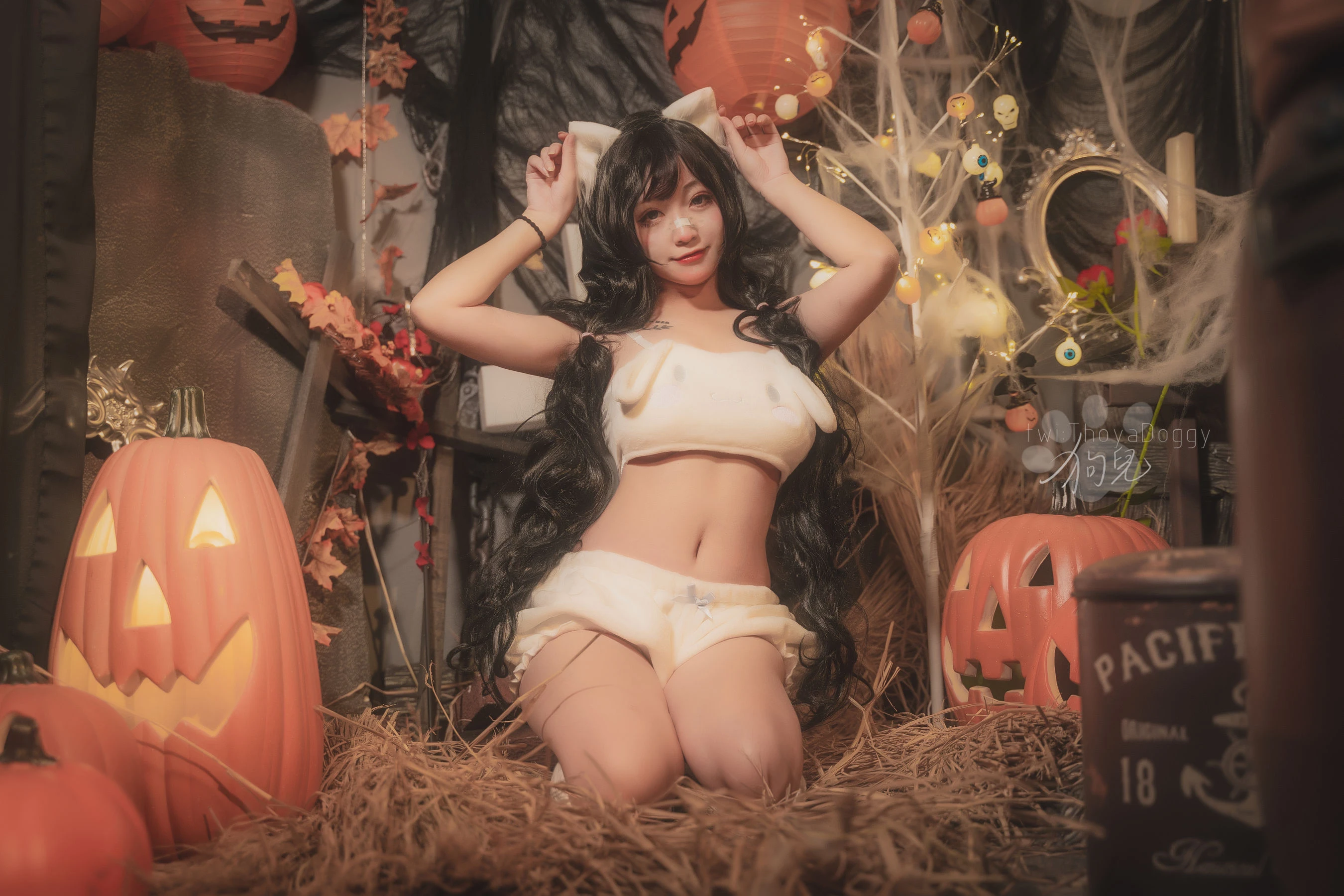 奇行家狗崽(棕桠阿狗崽) – 玉桂狗睡衣插图2