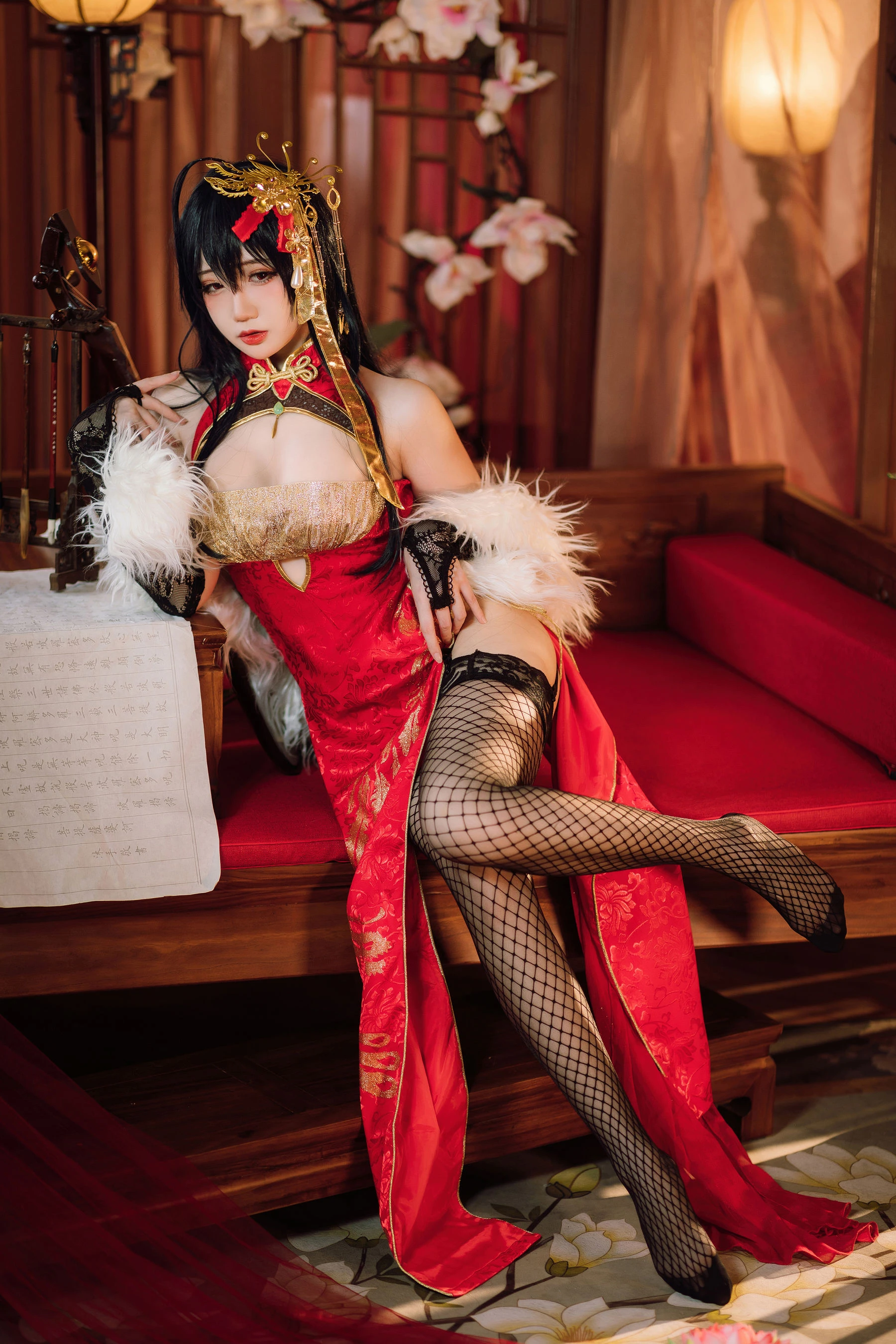 焖焖碳 – 大凤旗袍插图1