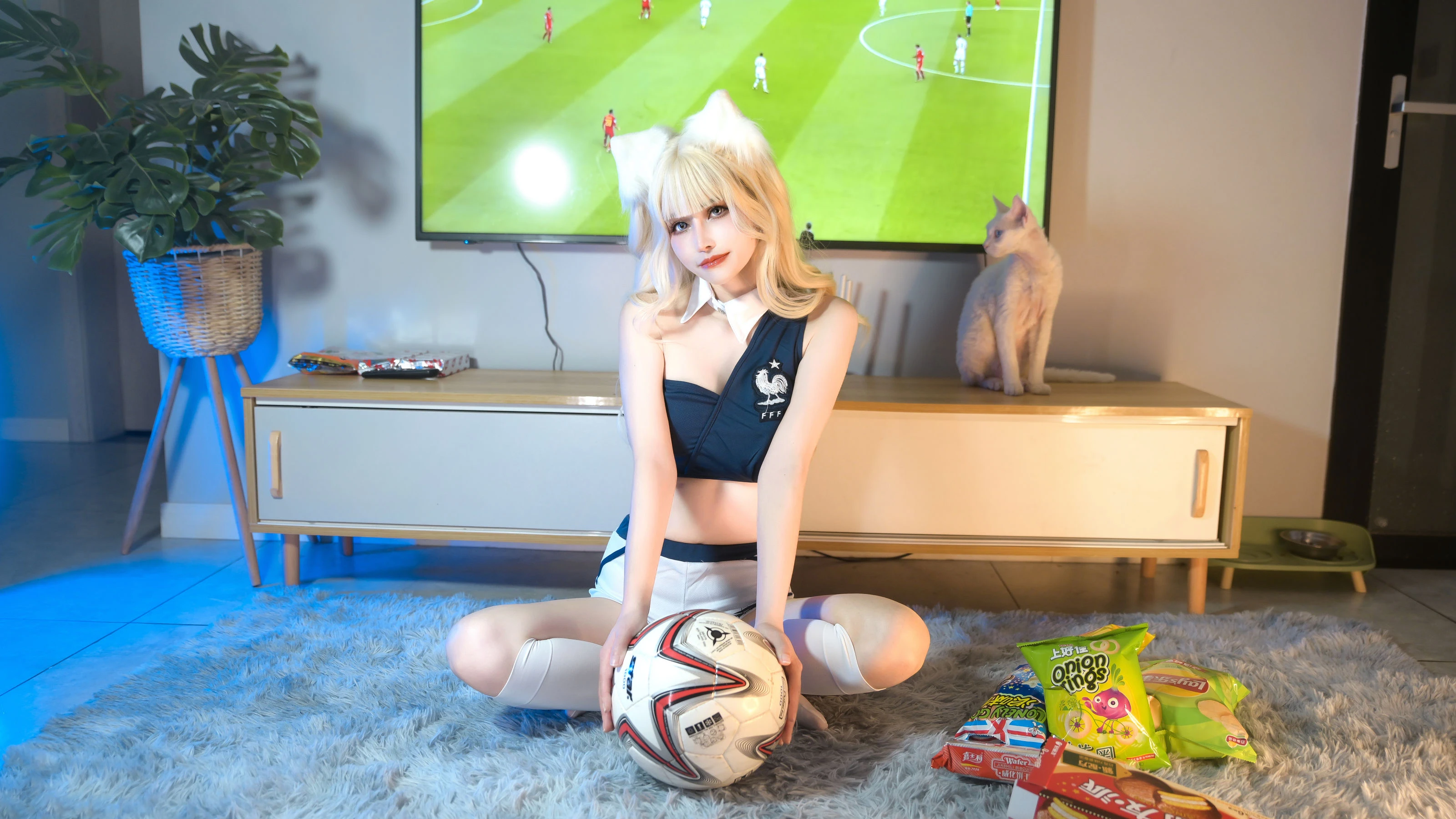 鹿八岁 – 足球少女插图1