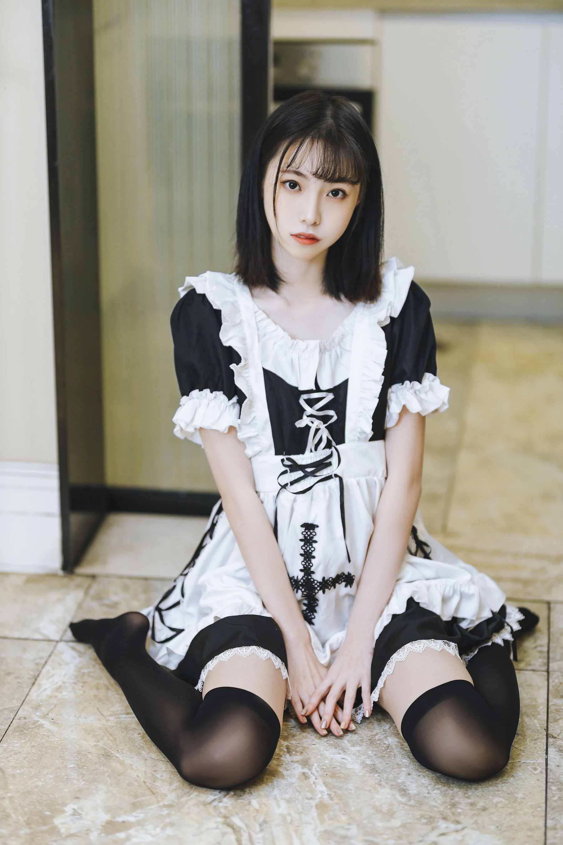 许岚(叁月life) – 短裙女仆插图5