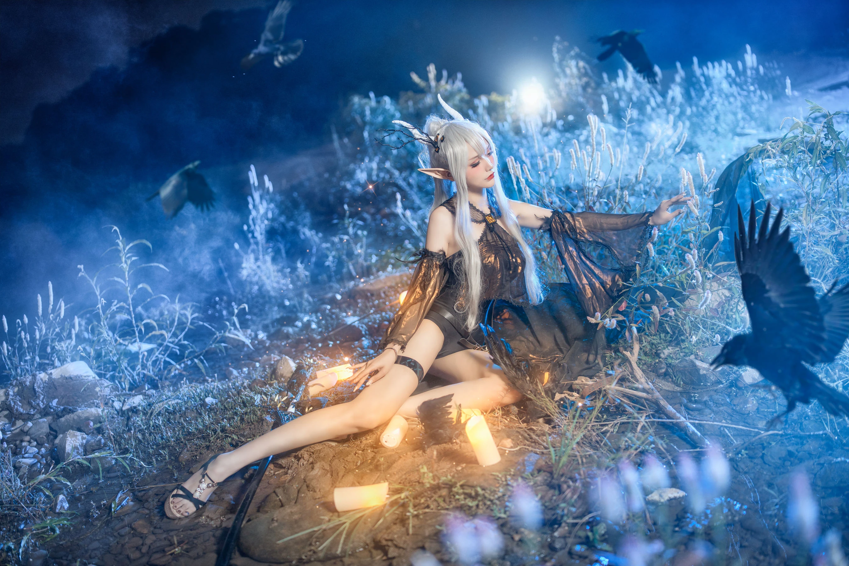 COS妹子仙九Airi – 闪灵静谧午夜插图6