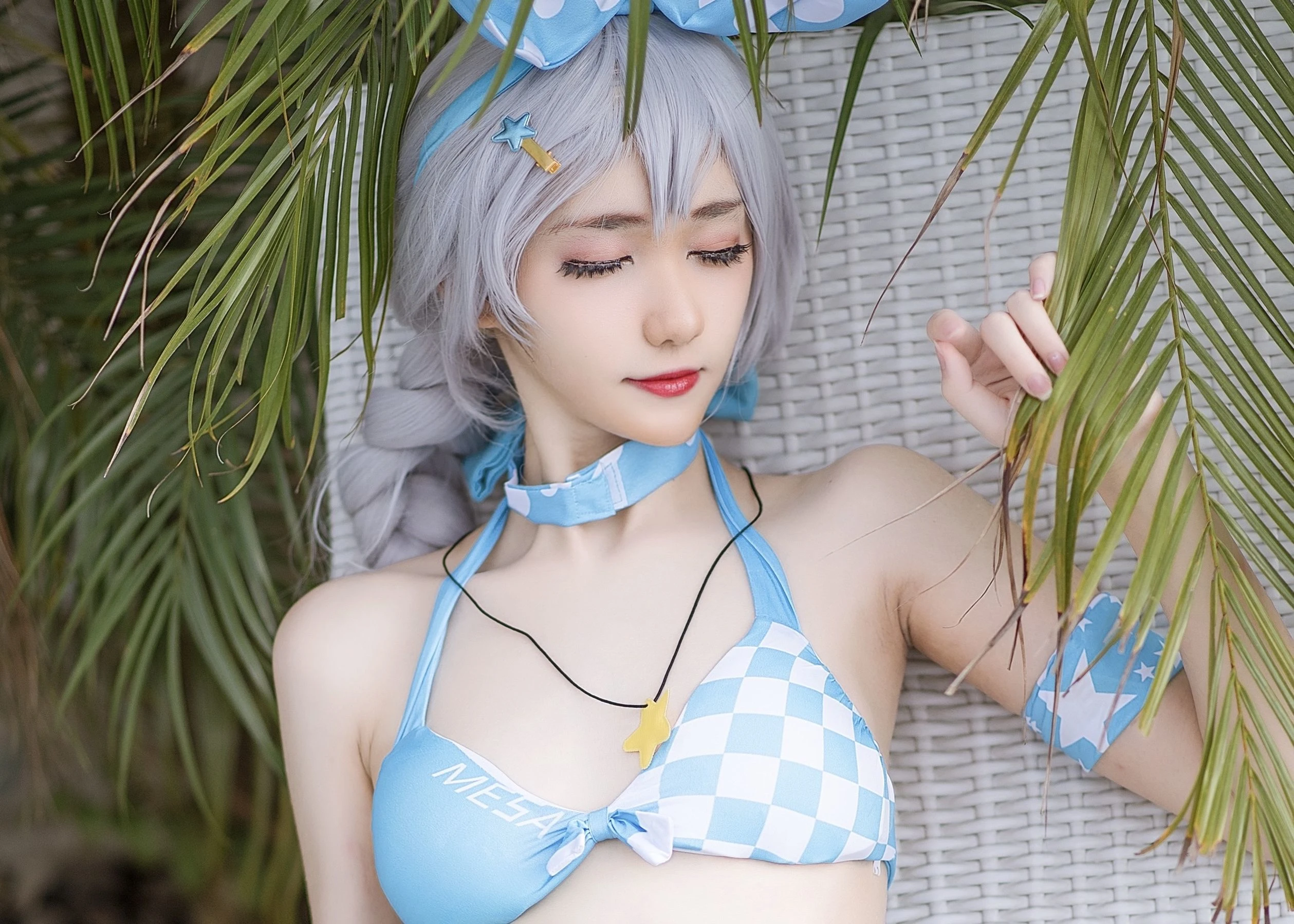 动漫博主南桃Momoko 琪亚娜泳装插图1