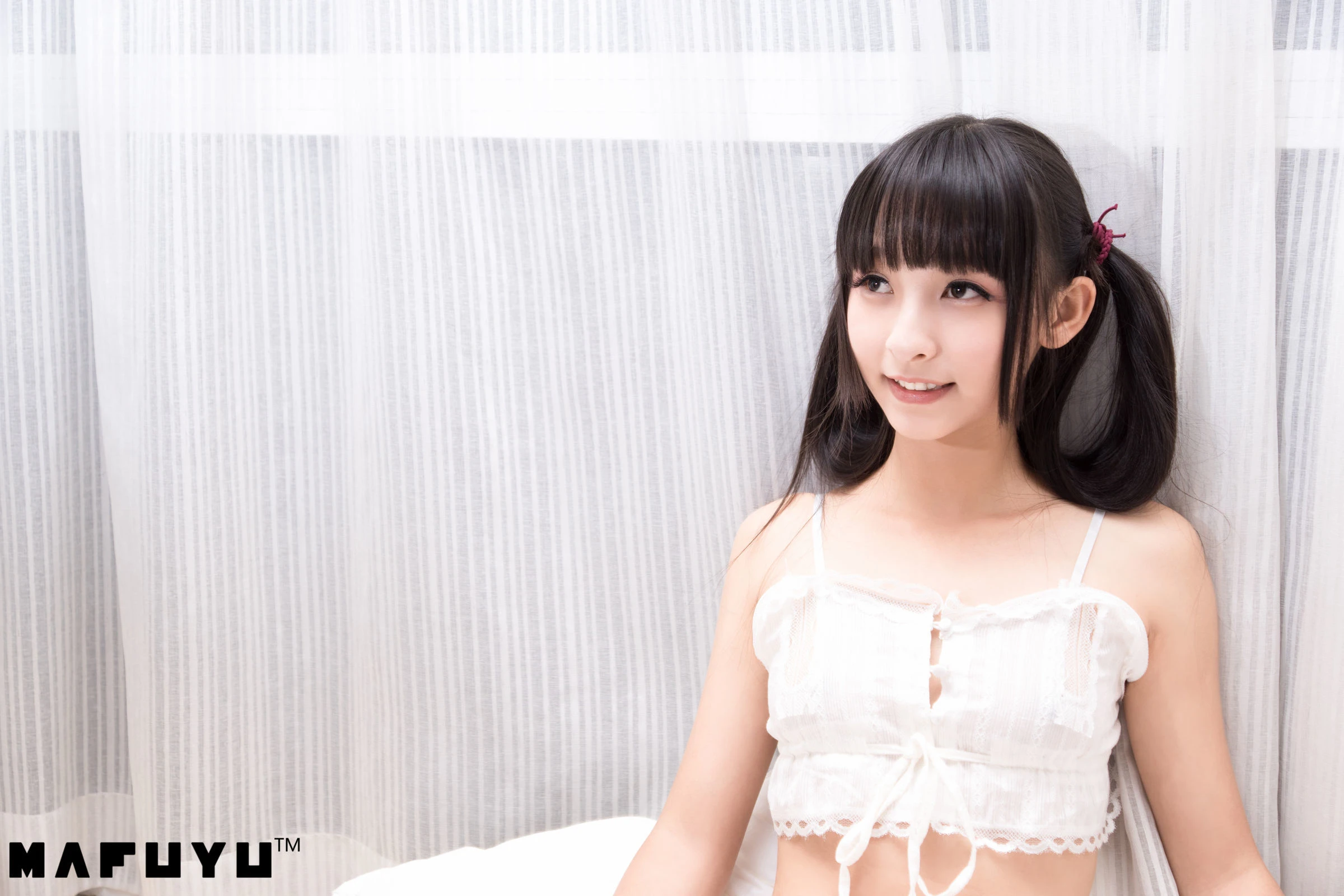 神楽板真冬 猫爪白丝系列套图插图2