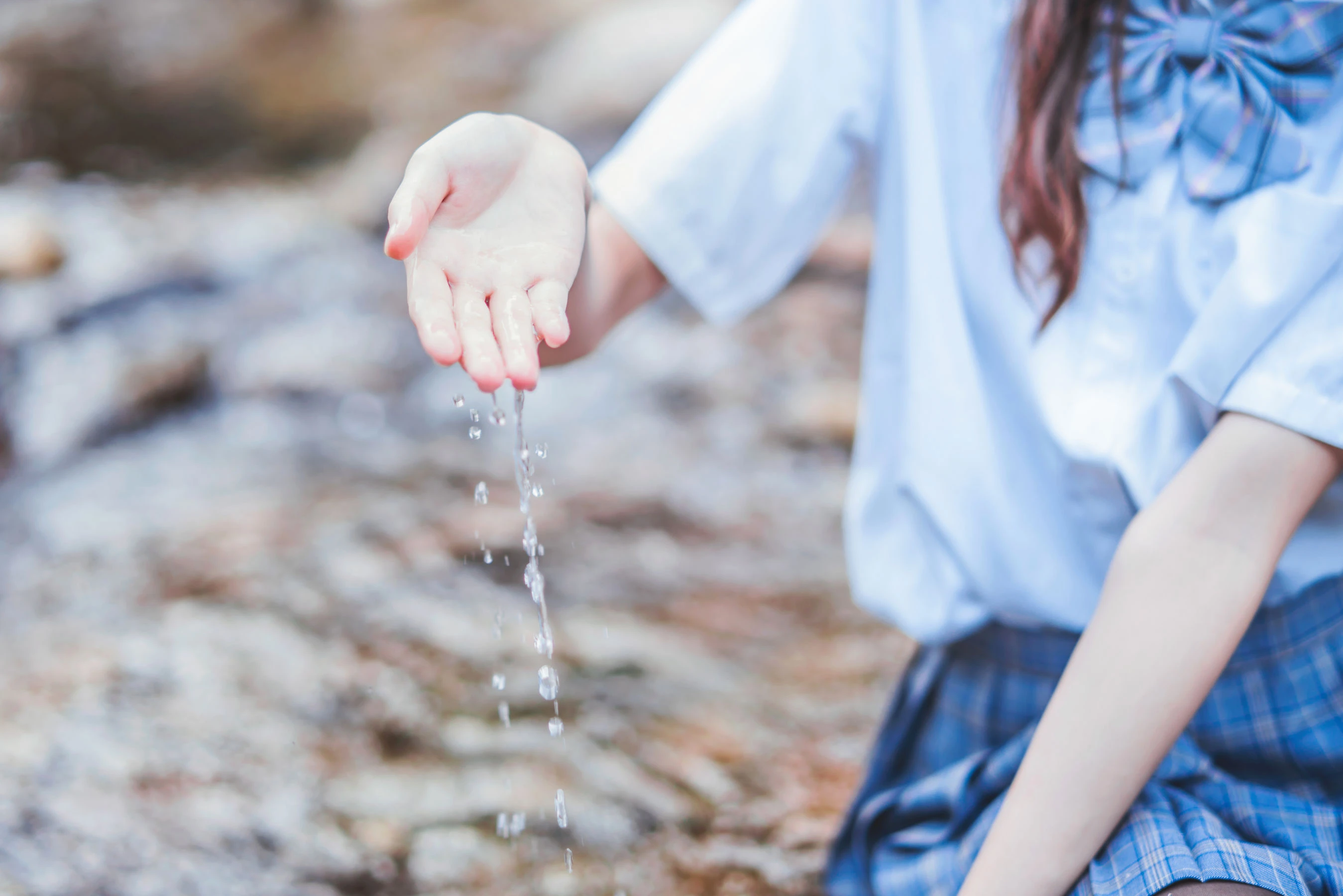 桜桃喵《校服少女COSPLAY湿身系列》插图6