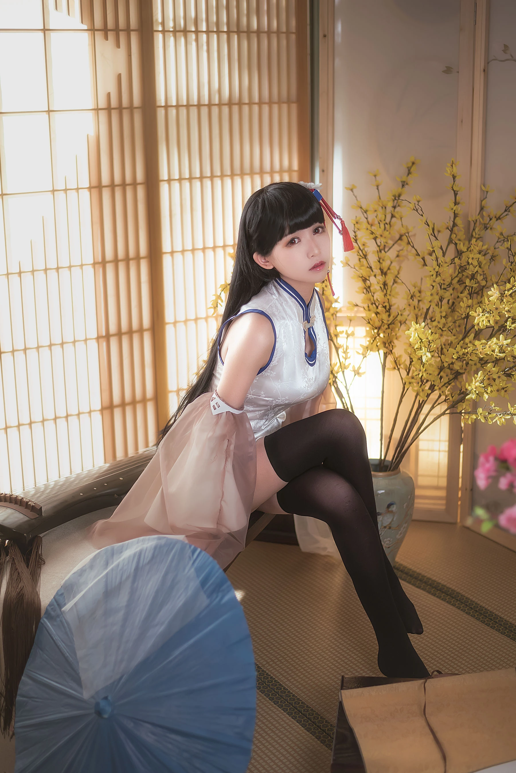 超人气Coser鳗鱼霏儿 碧蓝华裳 逸仙插图6