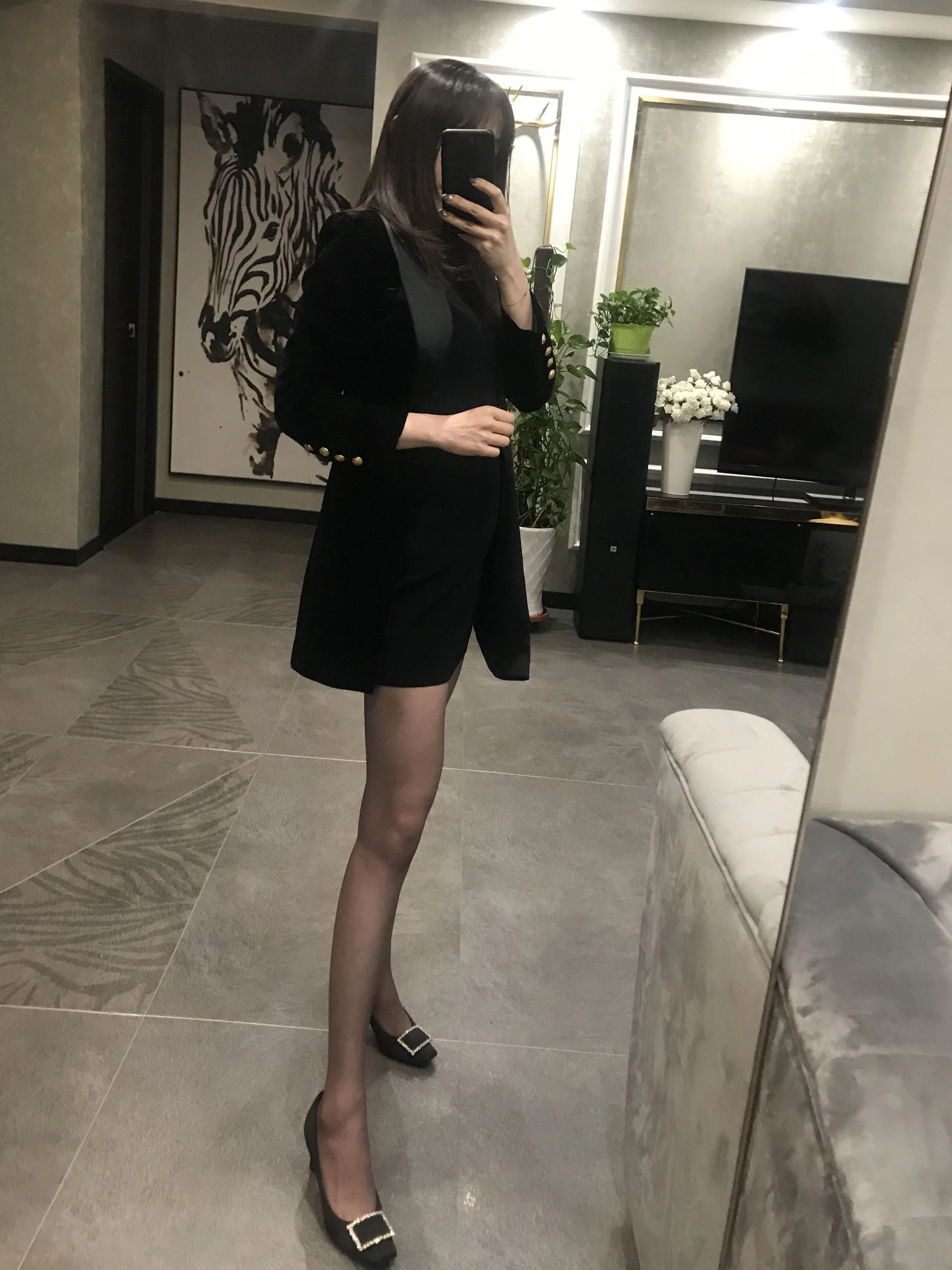 丝足博主麋鹿_Monroe 2020.04.20 红高黑丝插图2