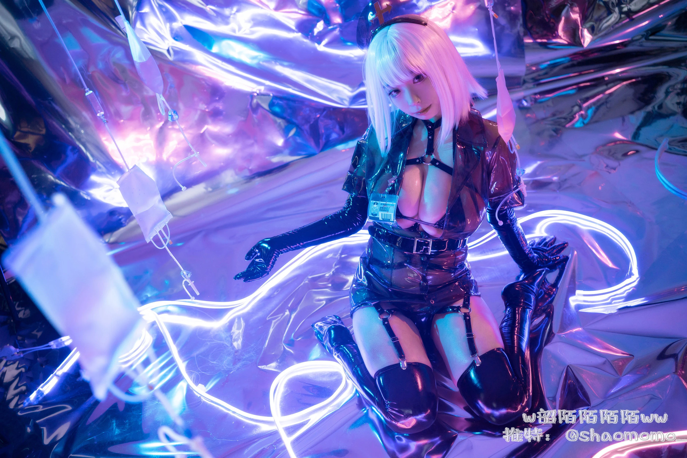 Cosplay美女韶陌陌 – 透明护士插图5