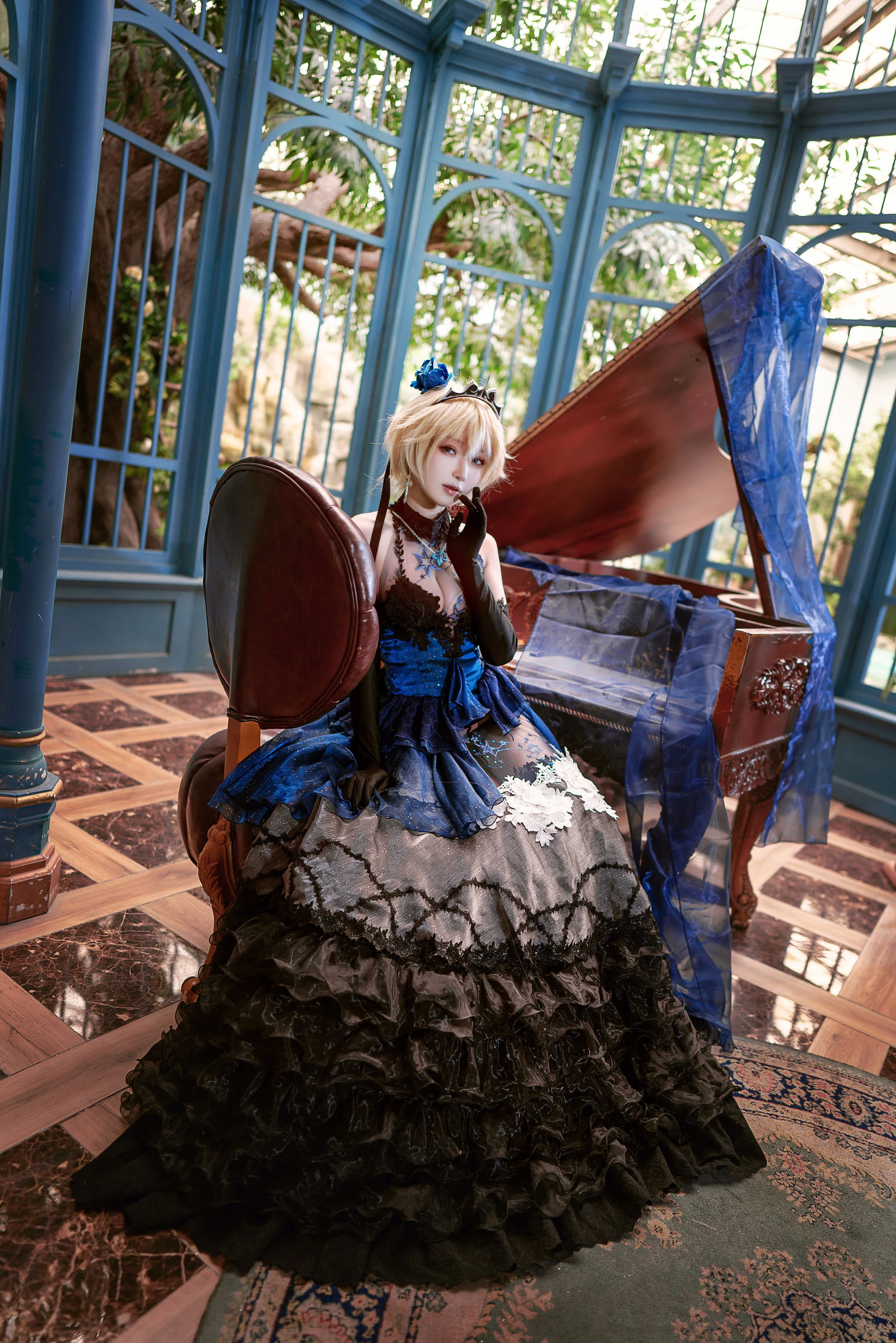 动漫博主阿包也是兔娘 – 贞德婚纱插图6