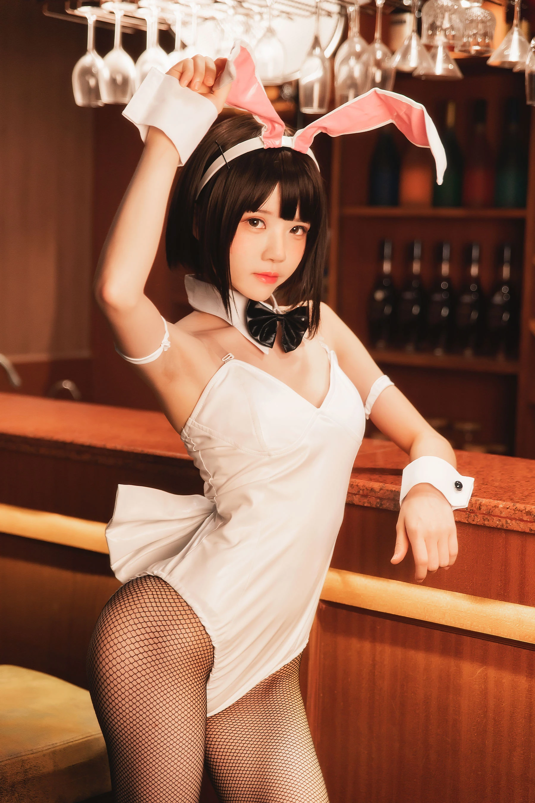 桜桃喵《(加藤惠)兔女郎》插图6