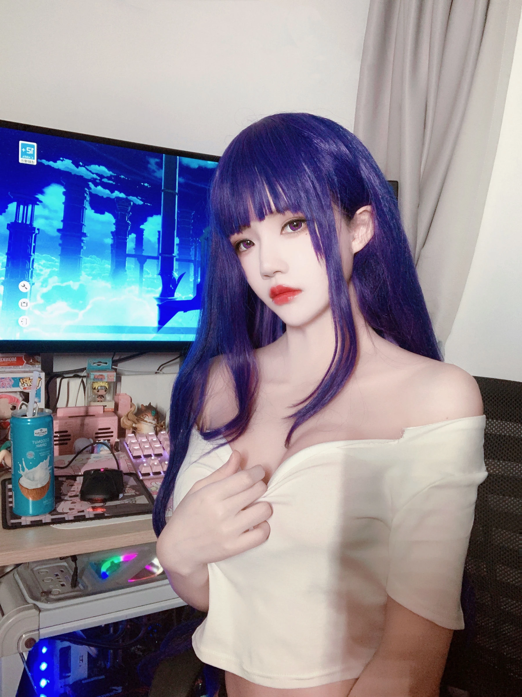 桜桃喵 – 雷电将军自拍插图6