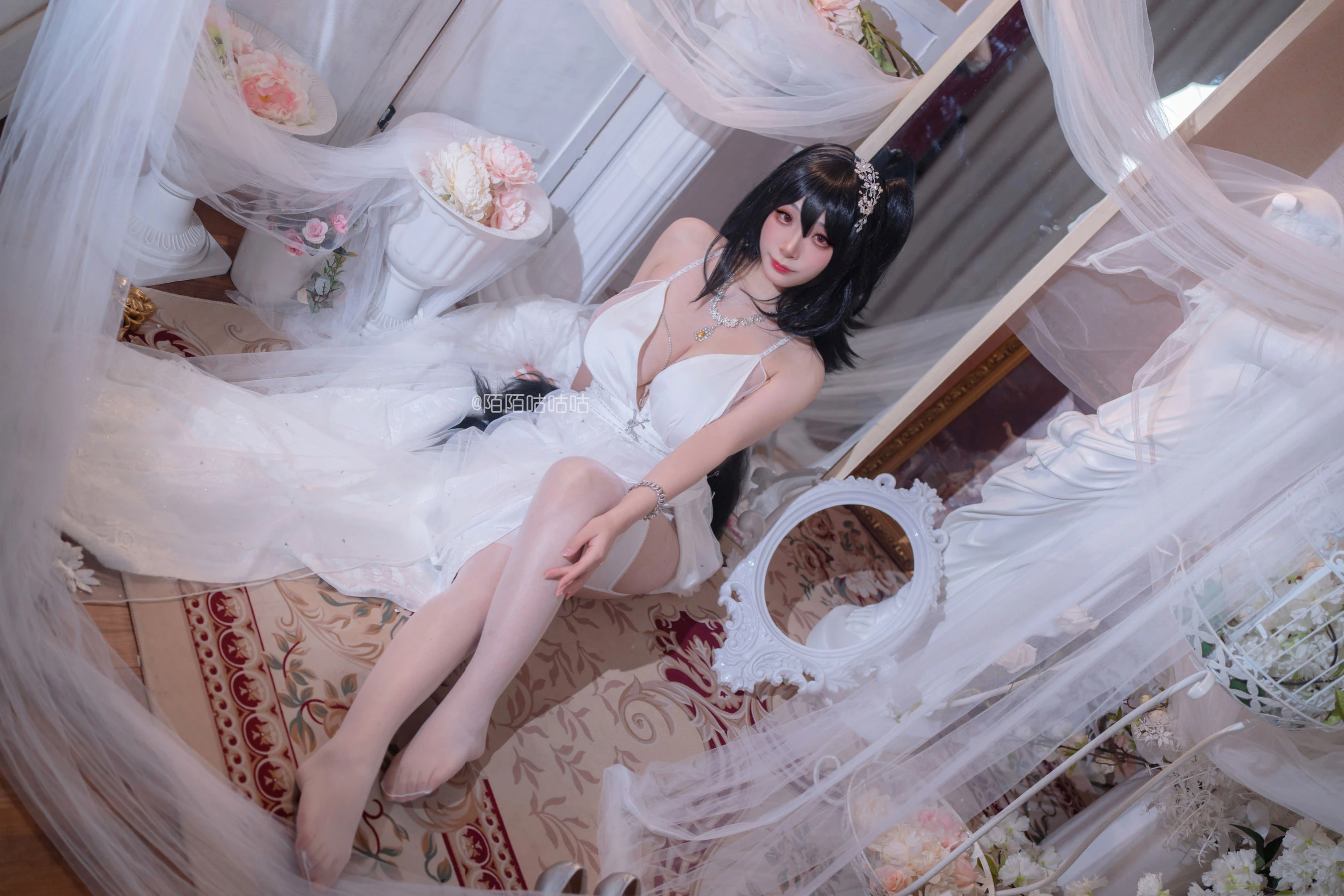 Cosplay美女韶陌陌 – 大凤 婚纱插图3