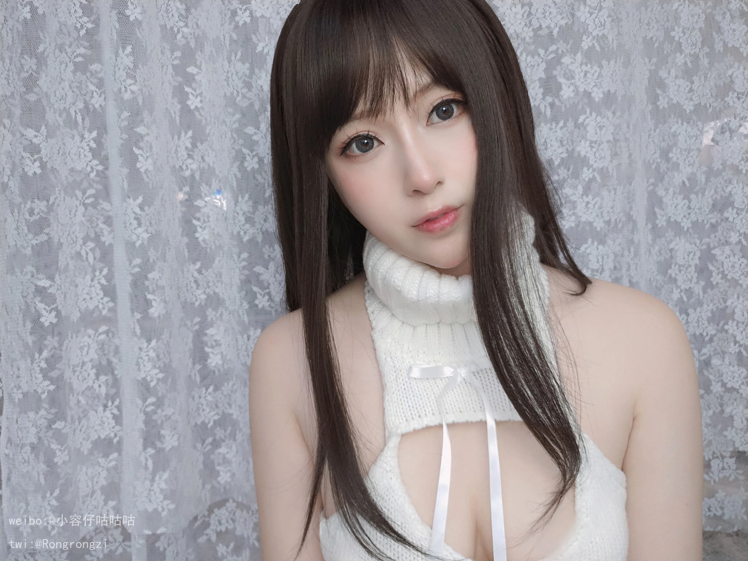 小容仔咕咕咕 – 纯白毛衣插图4