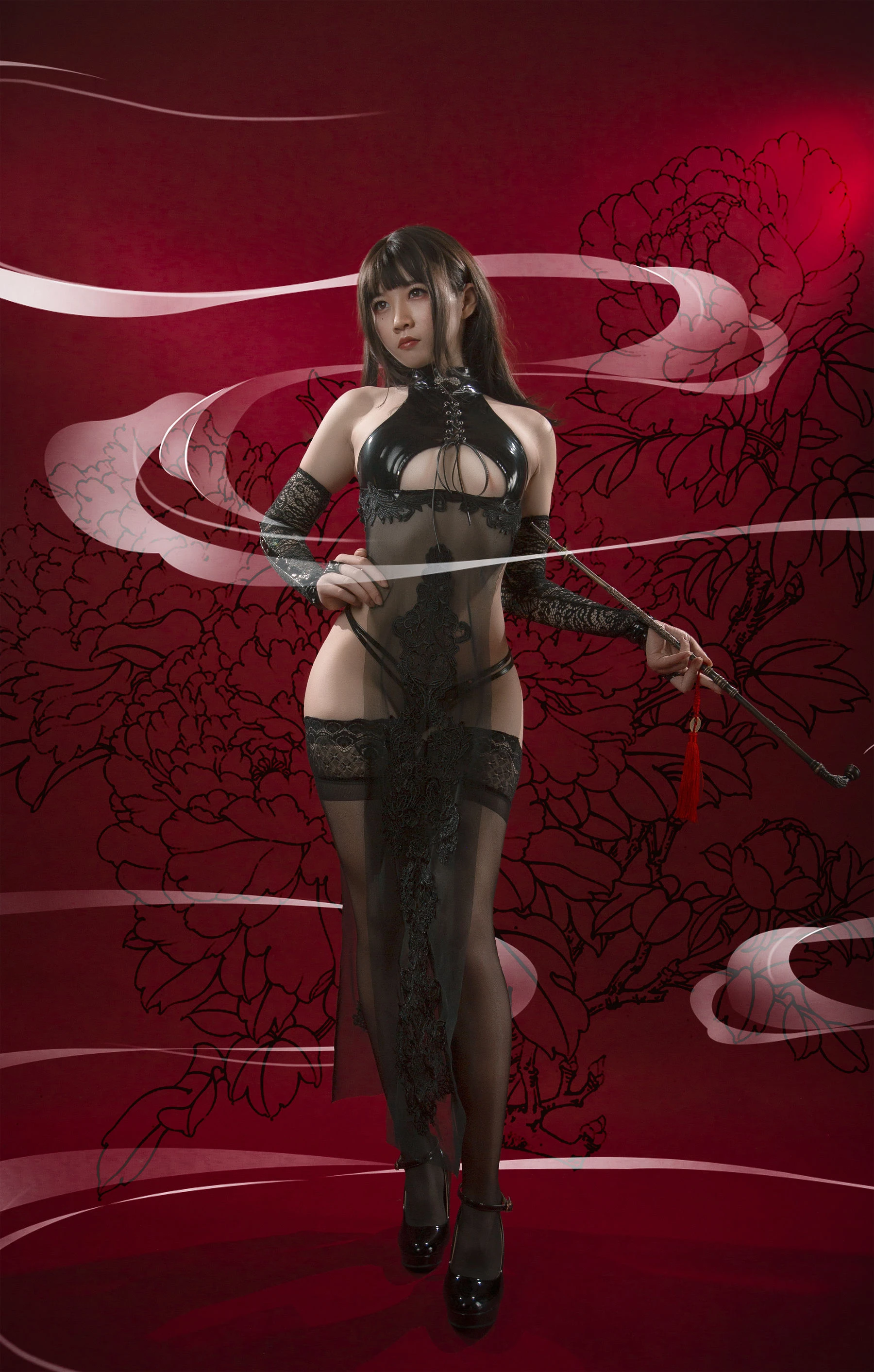 动漫博主uki雨季 – 靡烟旗袍插图1