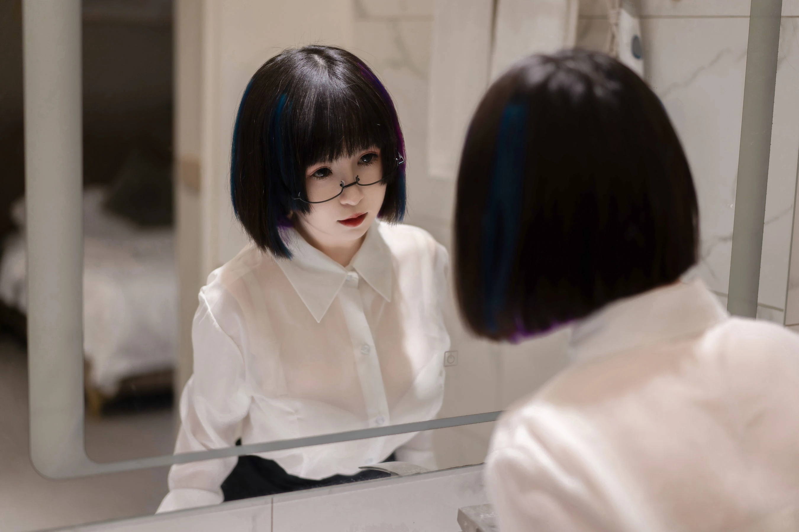 美少女晕崽 – 迷情小秘|图集秀