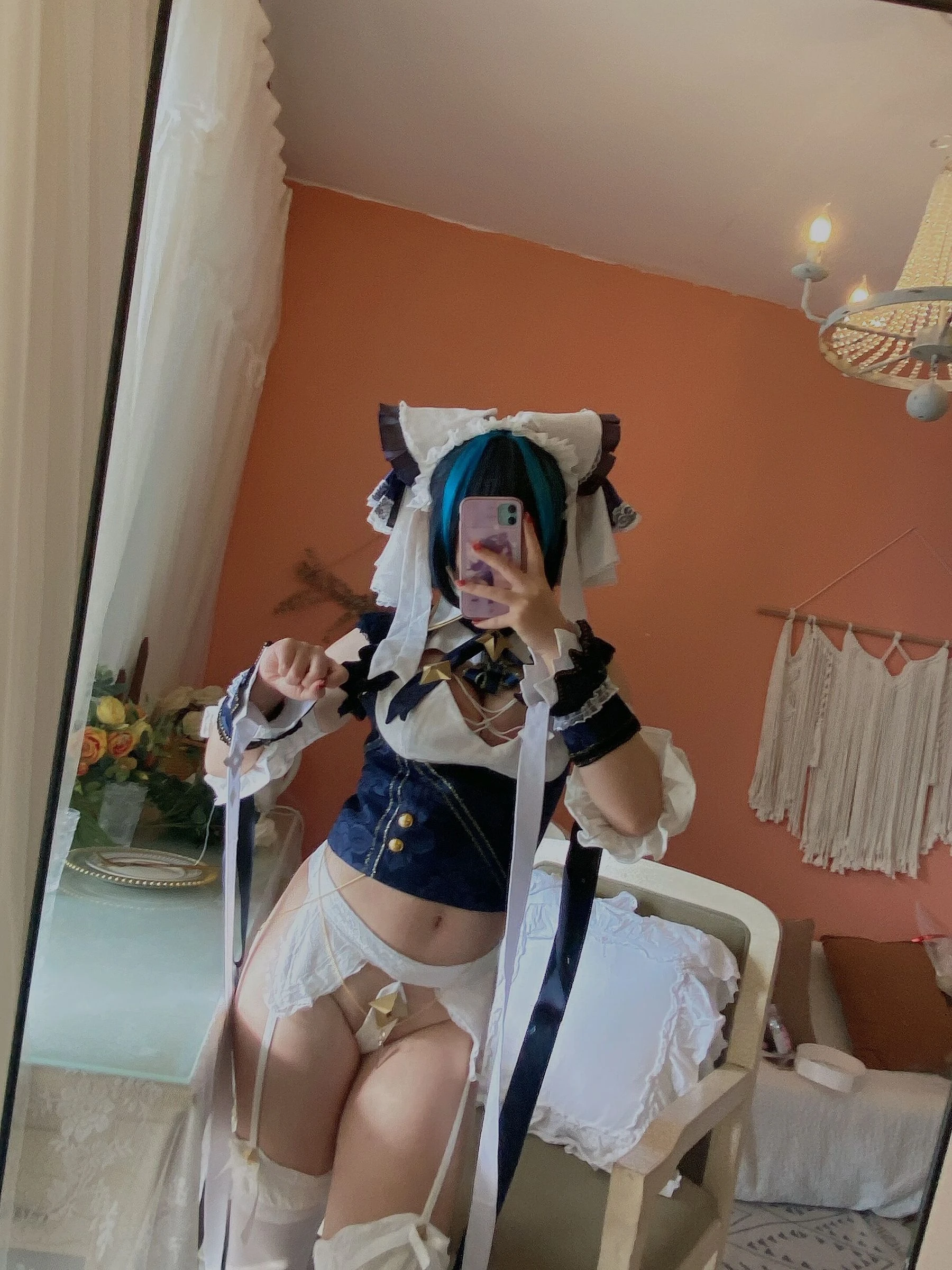 动漫博主九曲Jean – 柴郡自拍插图4