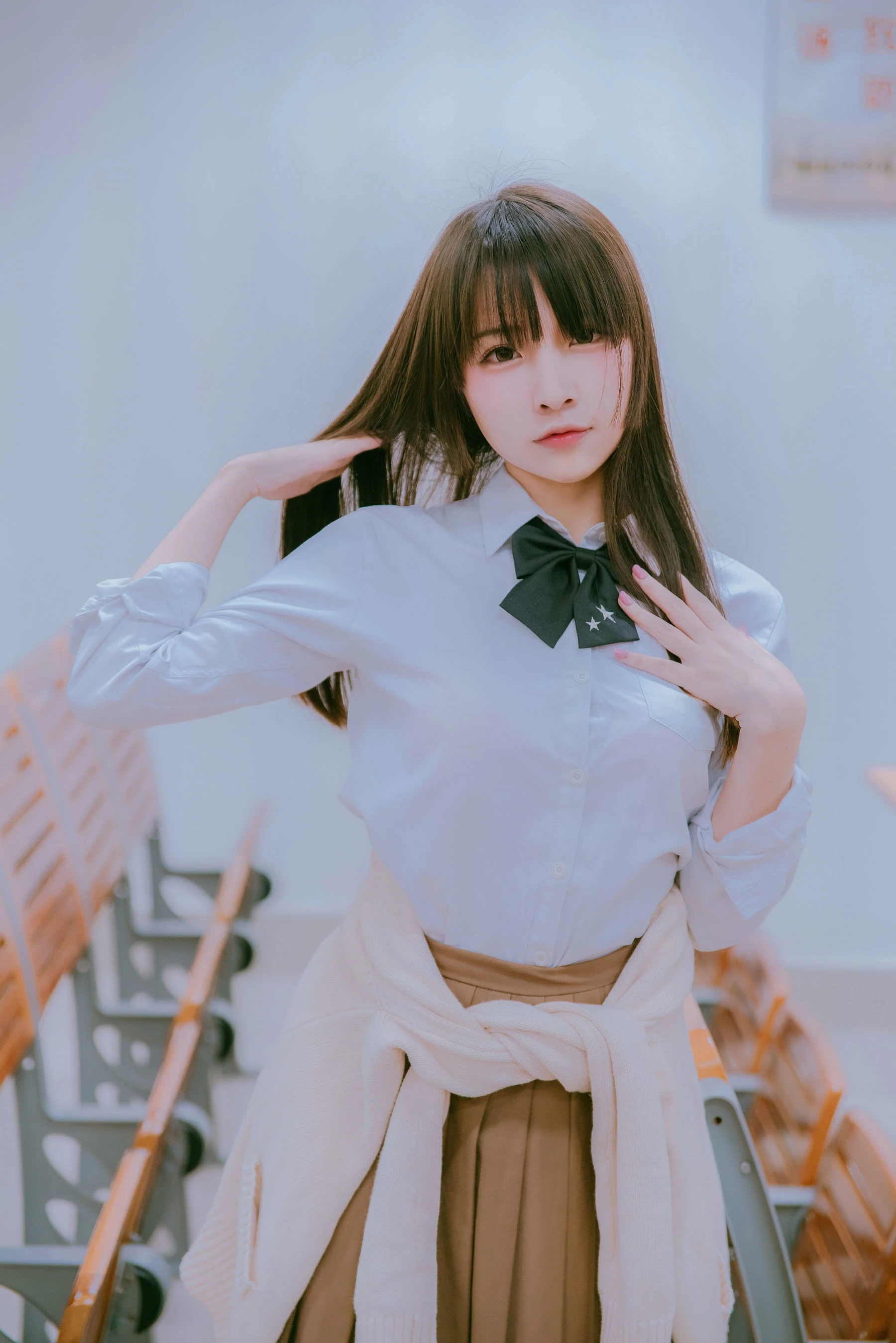 人气Coser二佐Nisa – JK学院风插图7