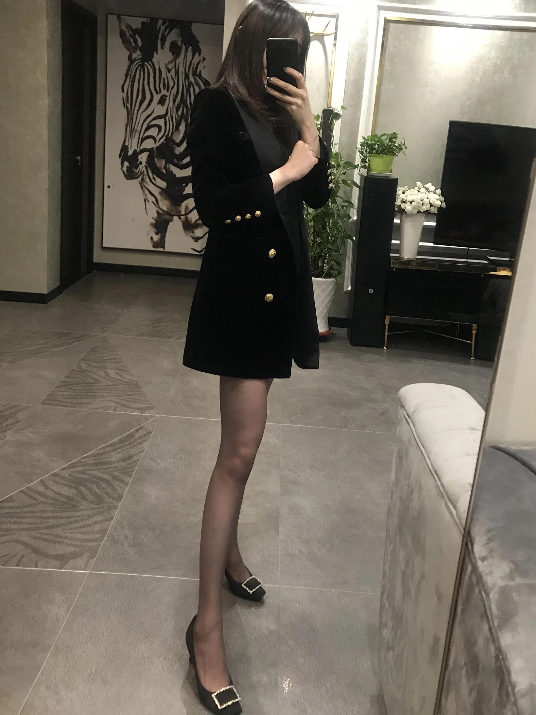 丝足博主麋鹿_Monroe 2020.04.20 红高黑丝插图1