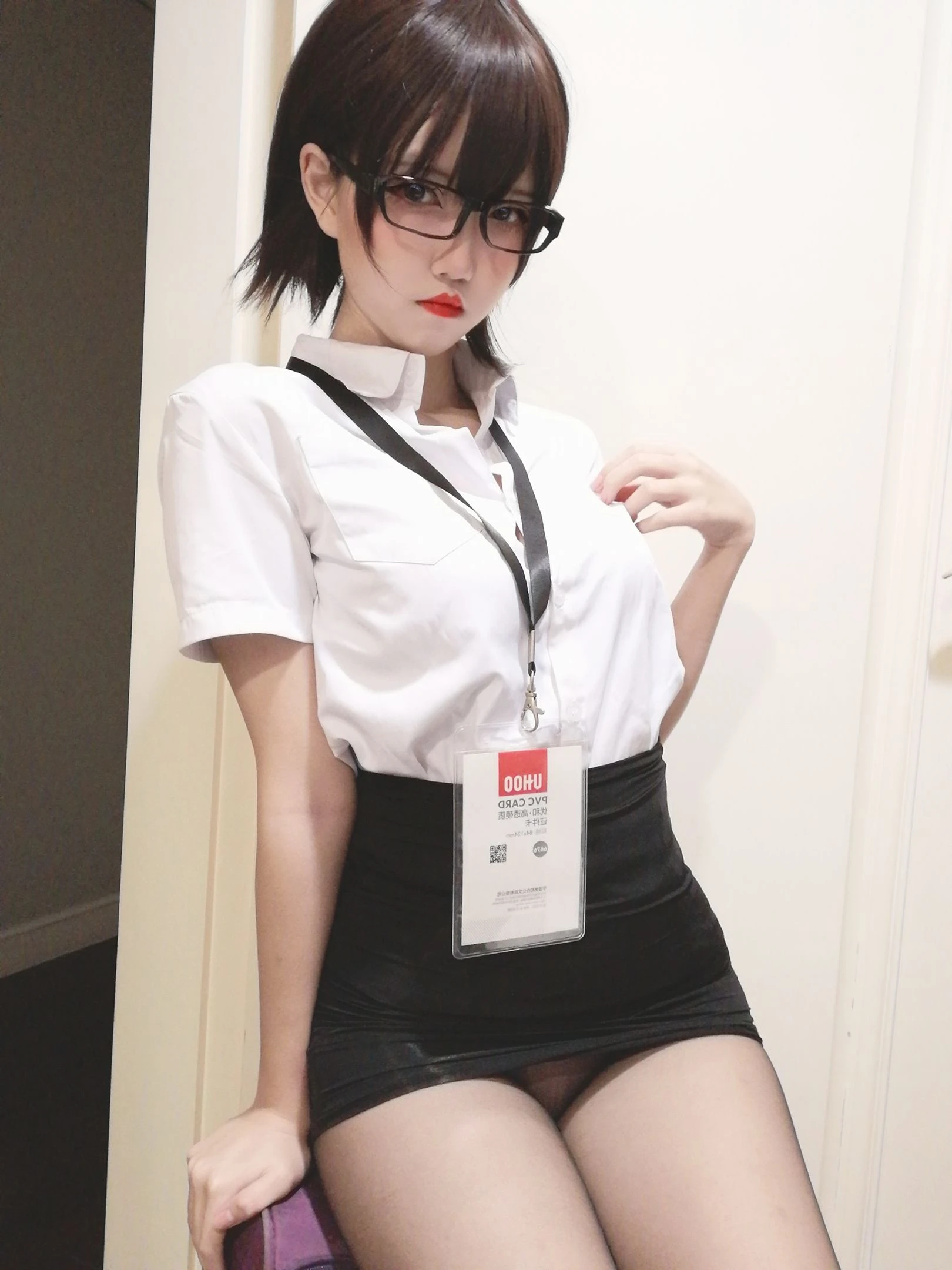 鬼马少女阿薰kaOri 黑丝OL插图7