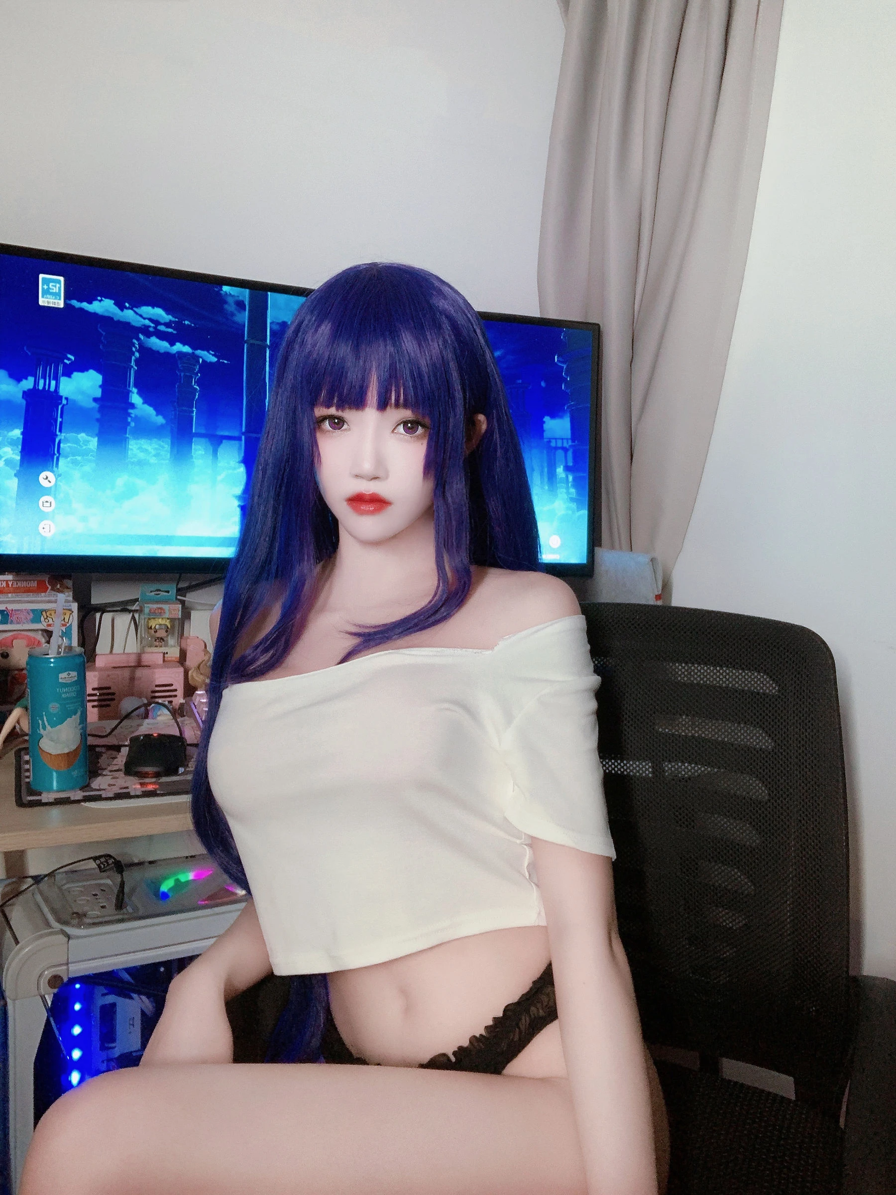 桜桃喵 – 雷电将军自拍插图5