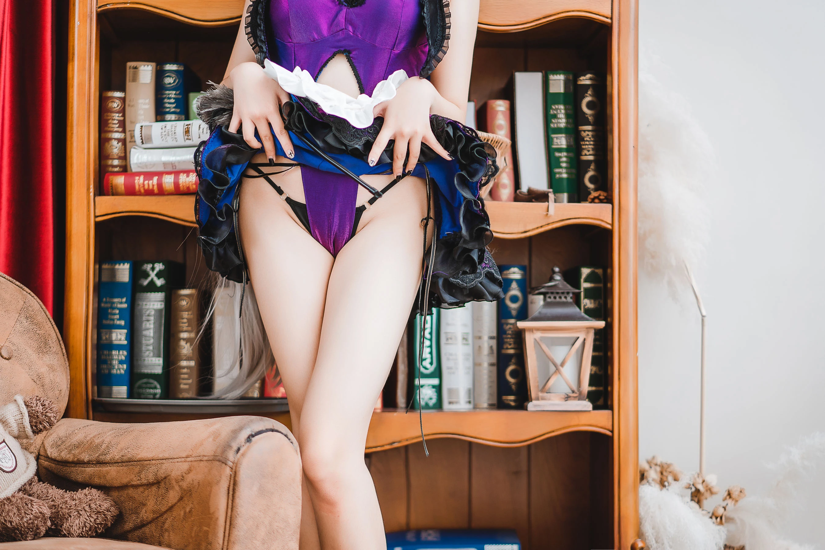 萌系小姐姐蜜汁猫裘 – 贞德女仆插图7