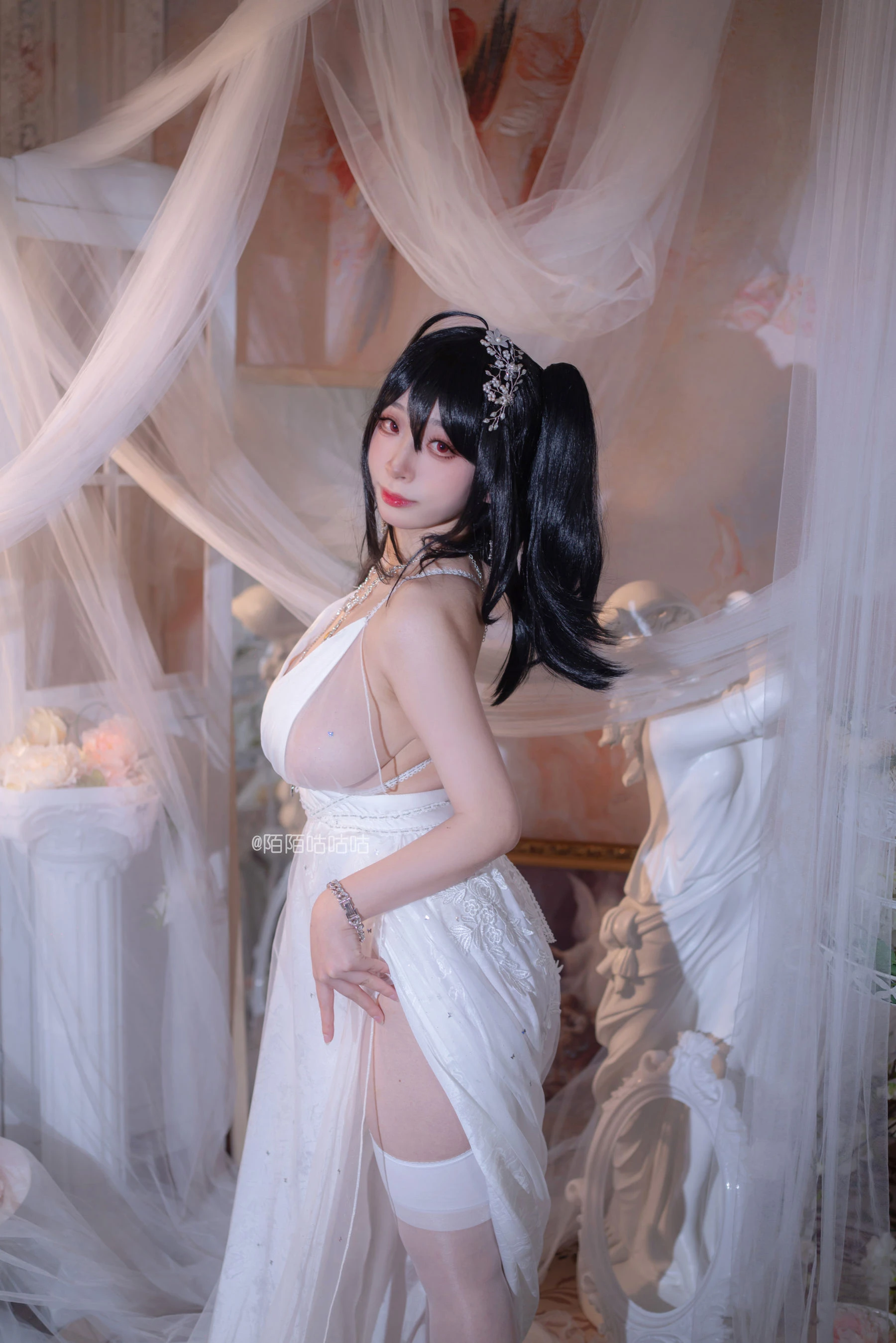 Cosplay美女韶陌陌 – 大凤 婚纱插图4