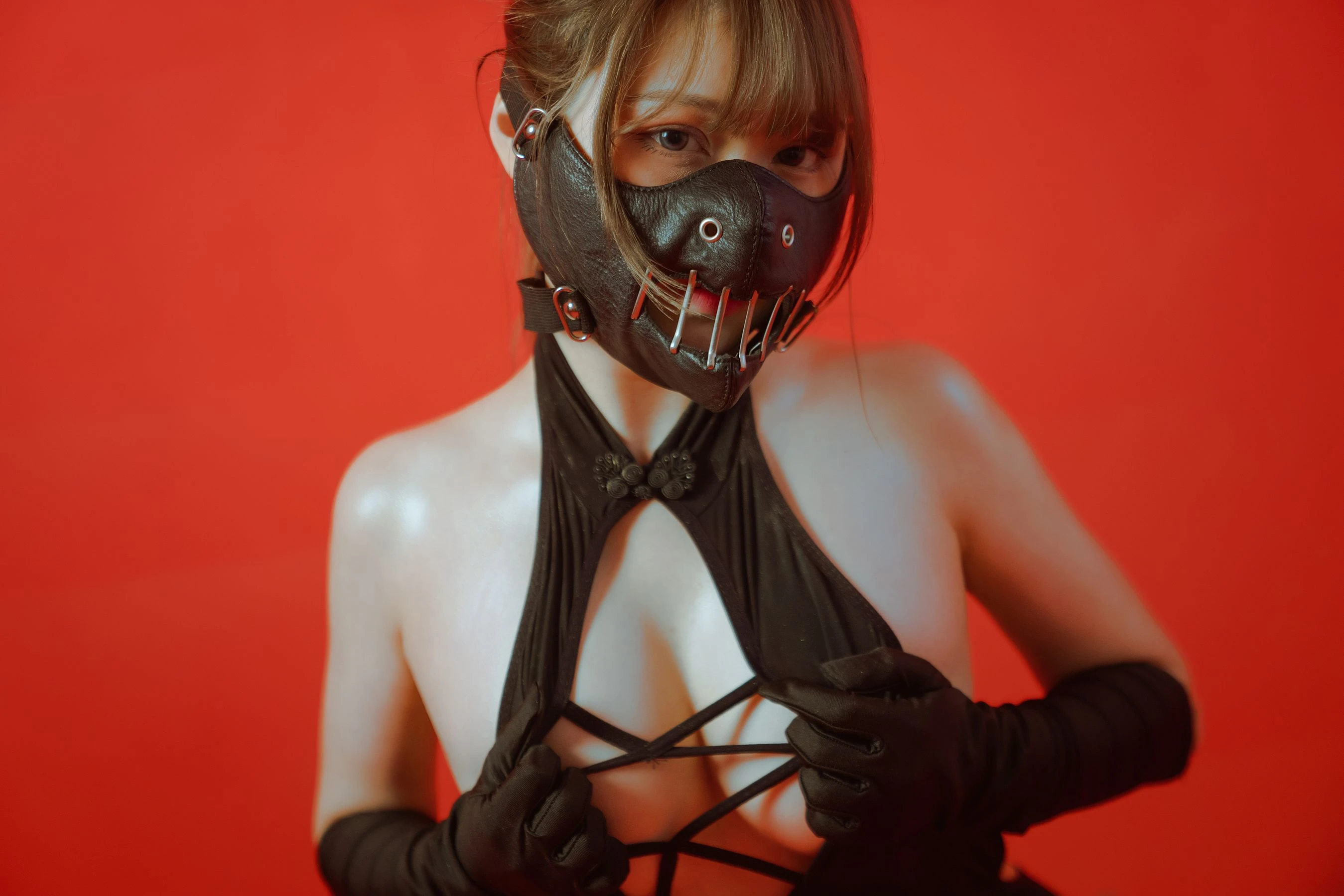 七月喵子 – 被捆的忍者插图1