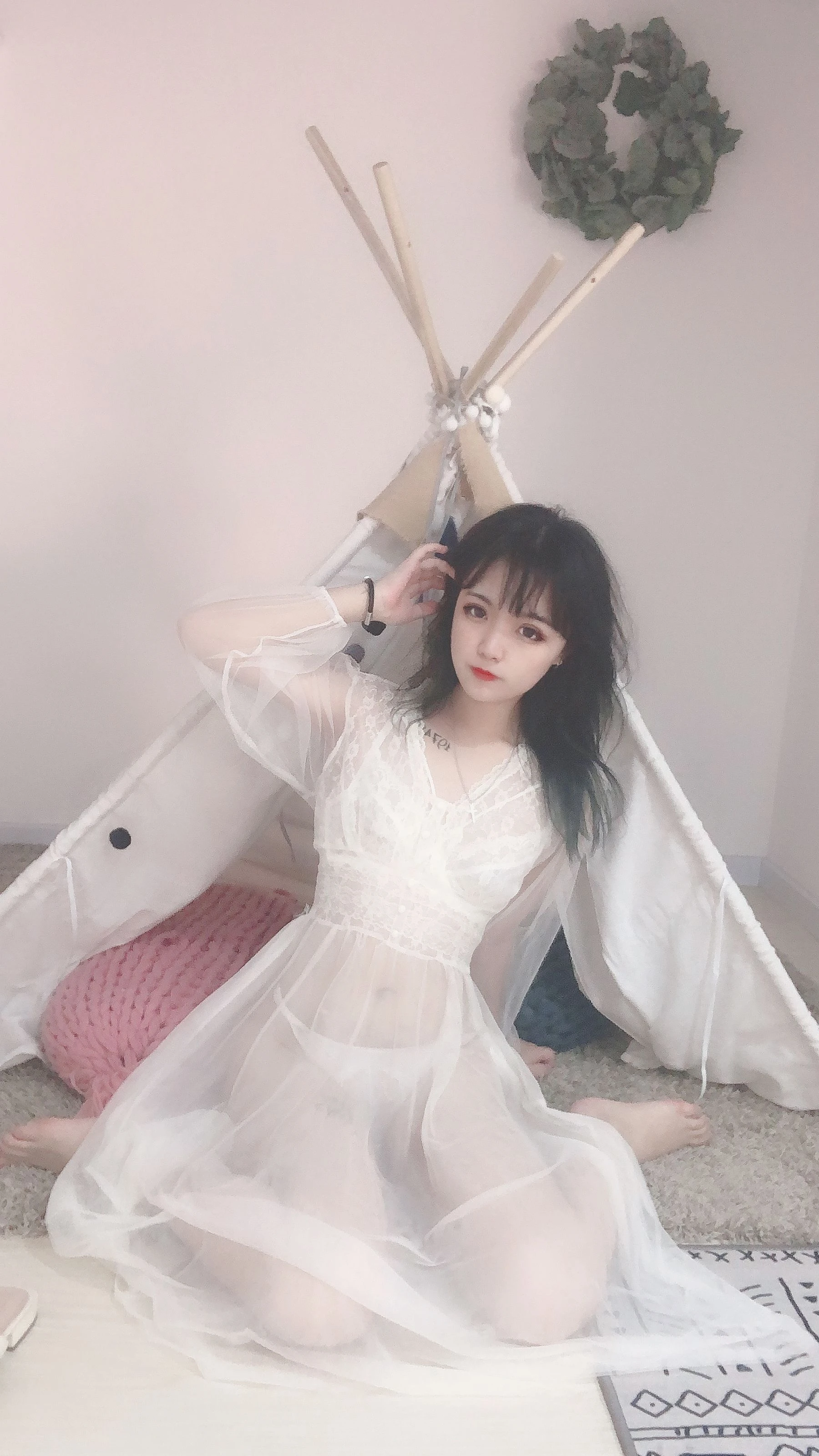 安妮 – 白色纱裙插图2