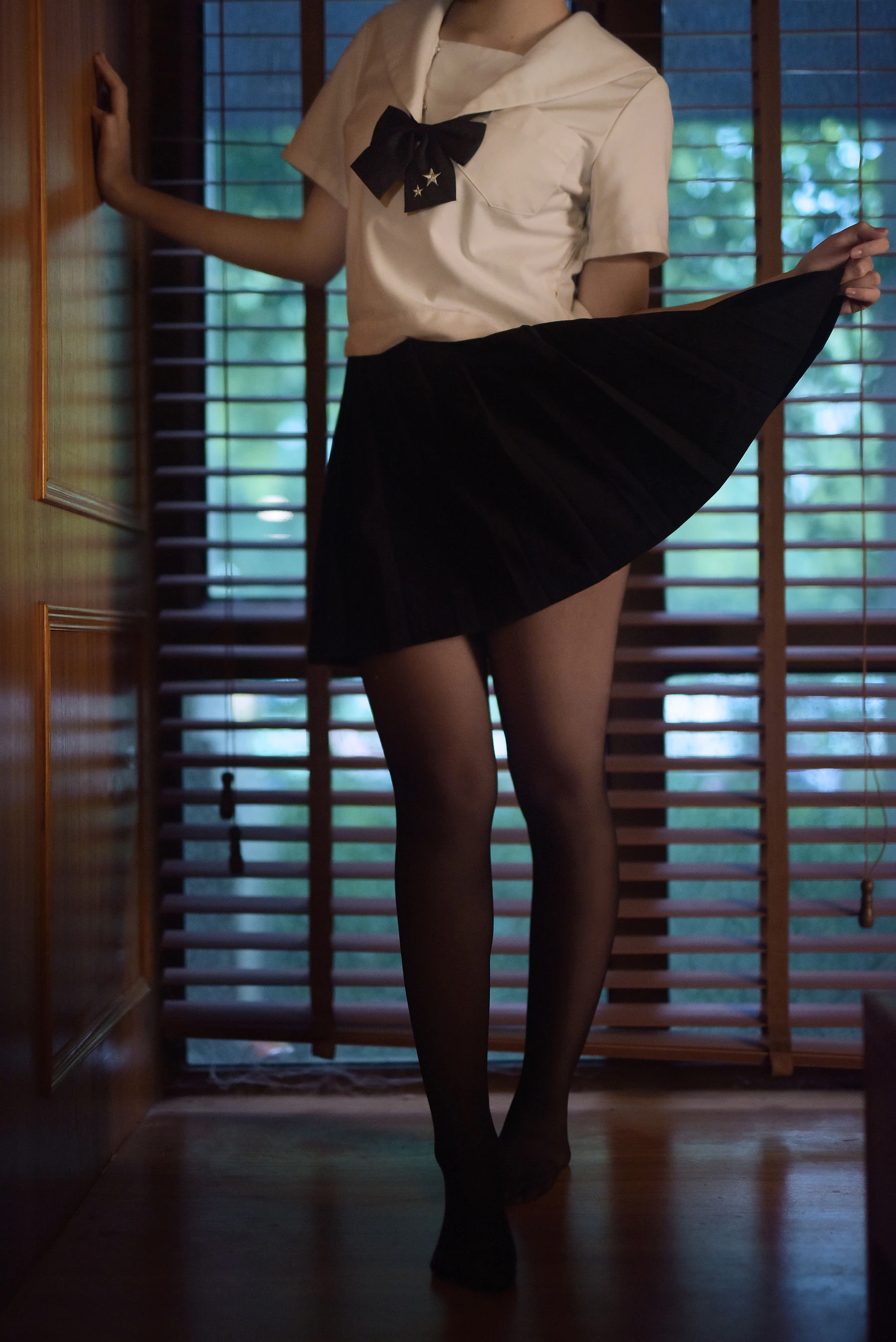 人气Coser二佐Nisa – 黑丝JK私房插图6