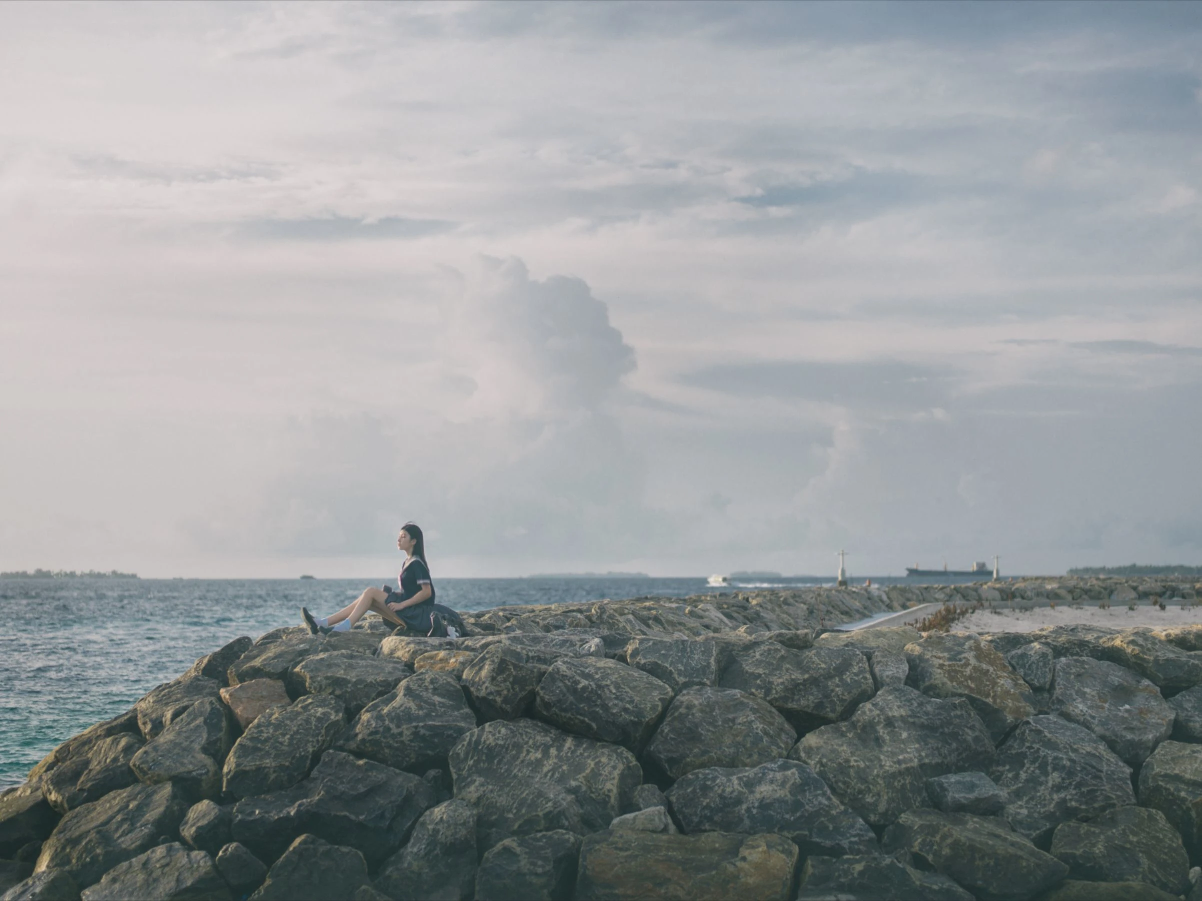 动漫博主南桃Momoko – 蓝jk插图3