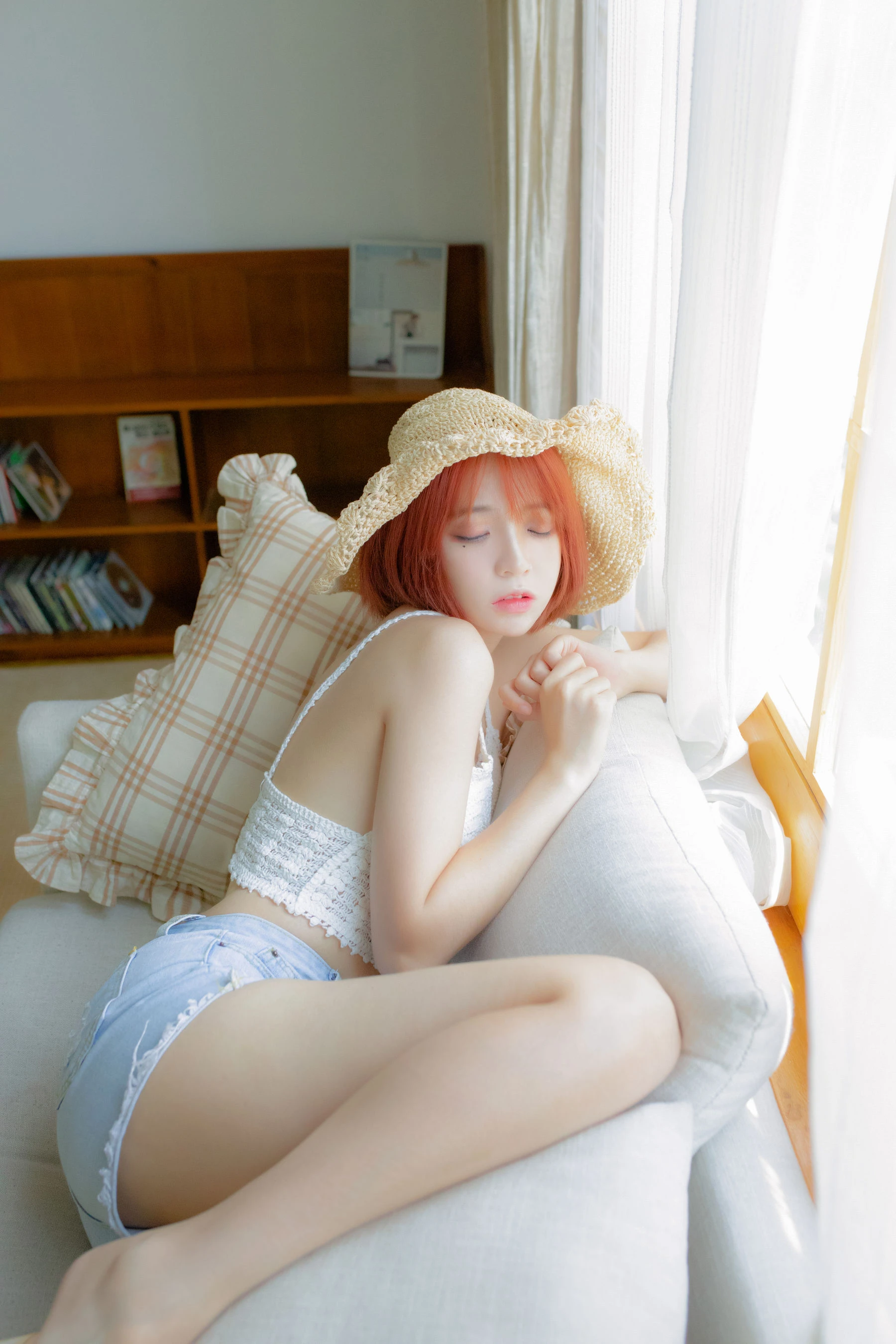 疯猫ss – 草帽女孩插图4