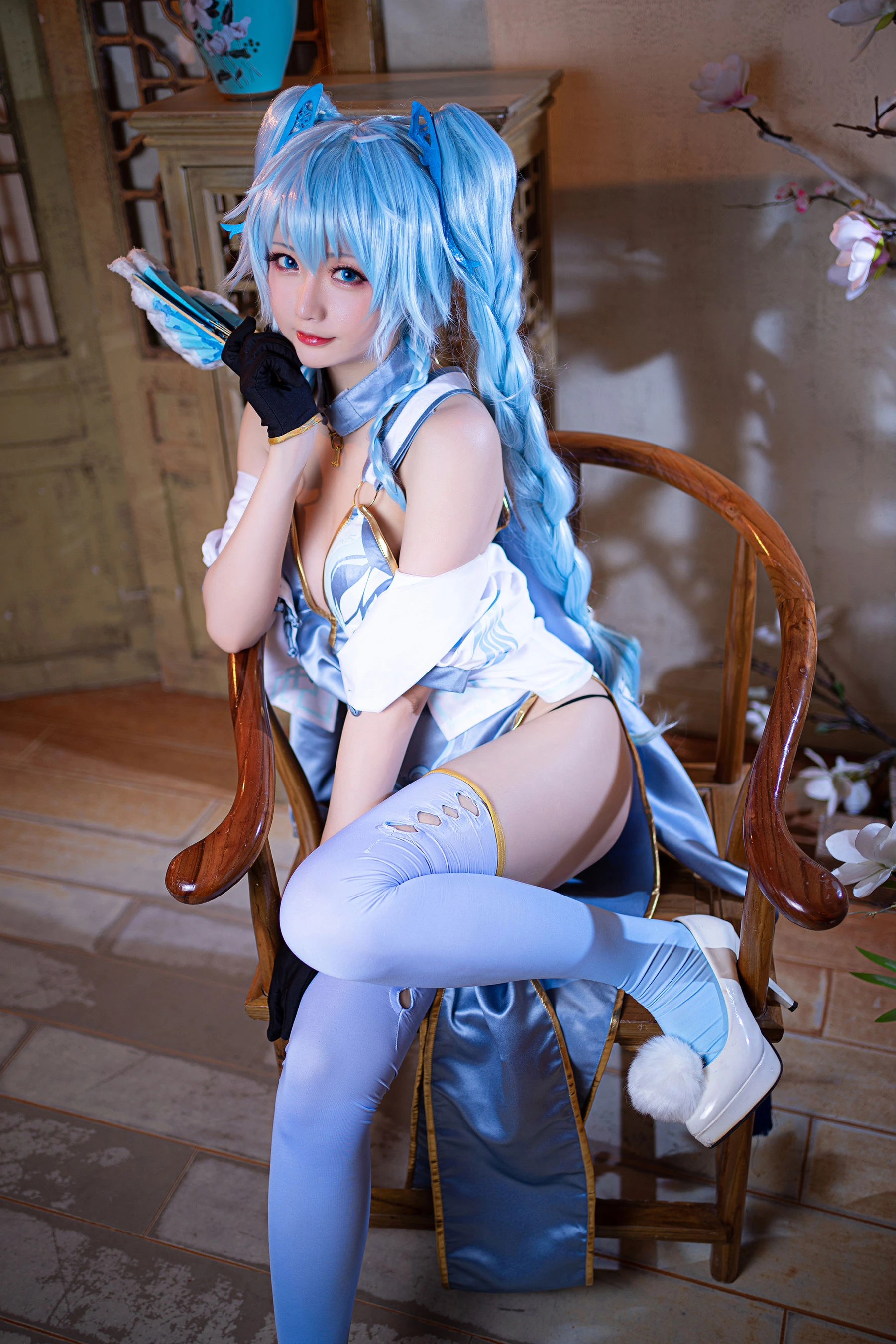 Coser小姐姐星之迟迟 – 秘密花园 PA15翠雀媚插图5