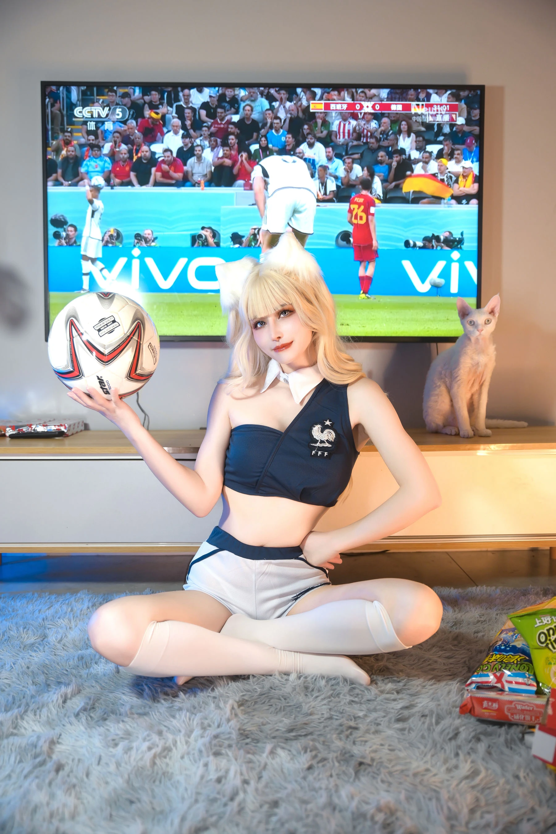 鹿八岁 – 足球少女插图2