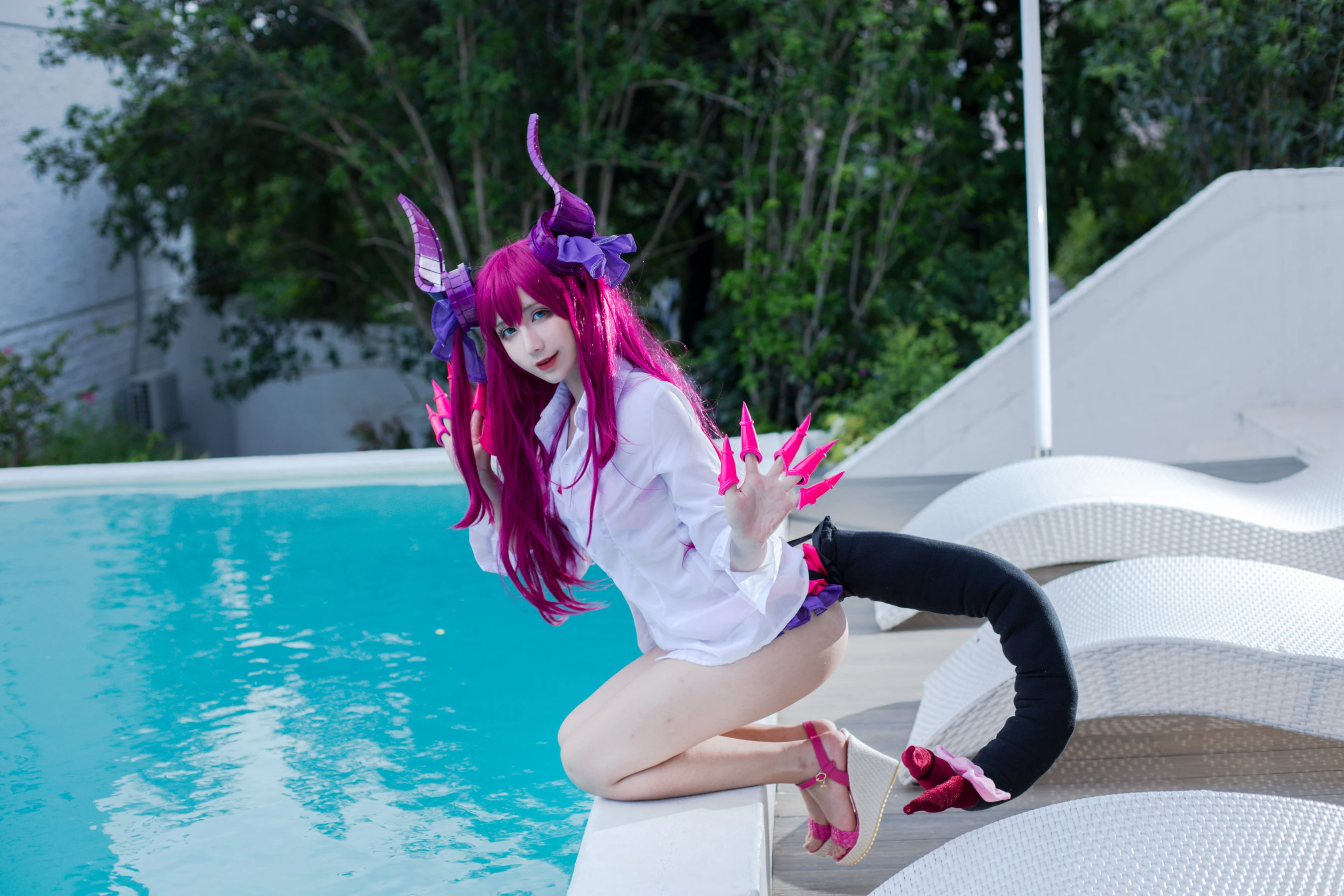 动漫博主九曲Jean – 龙娘泳装插图5