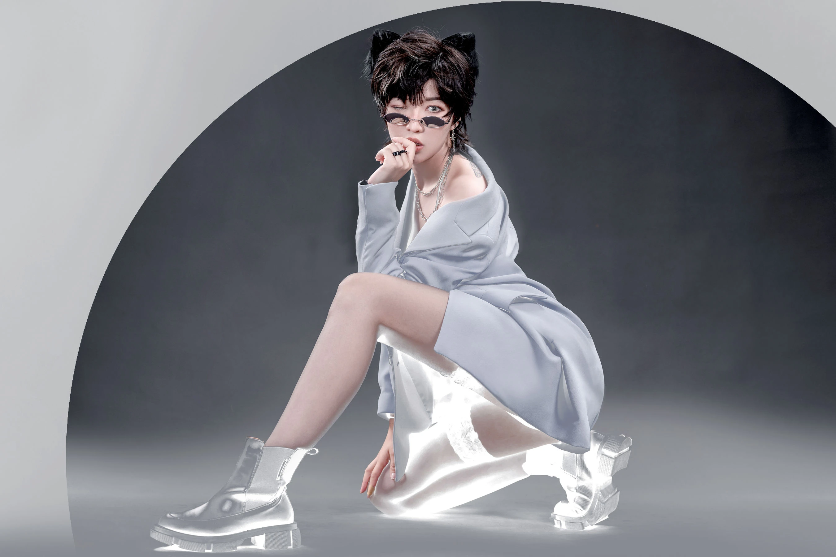 长腿Coser青青子Js&李翎 – 狐狸和狼插图1