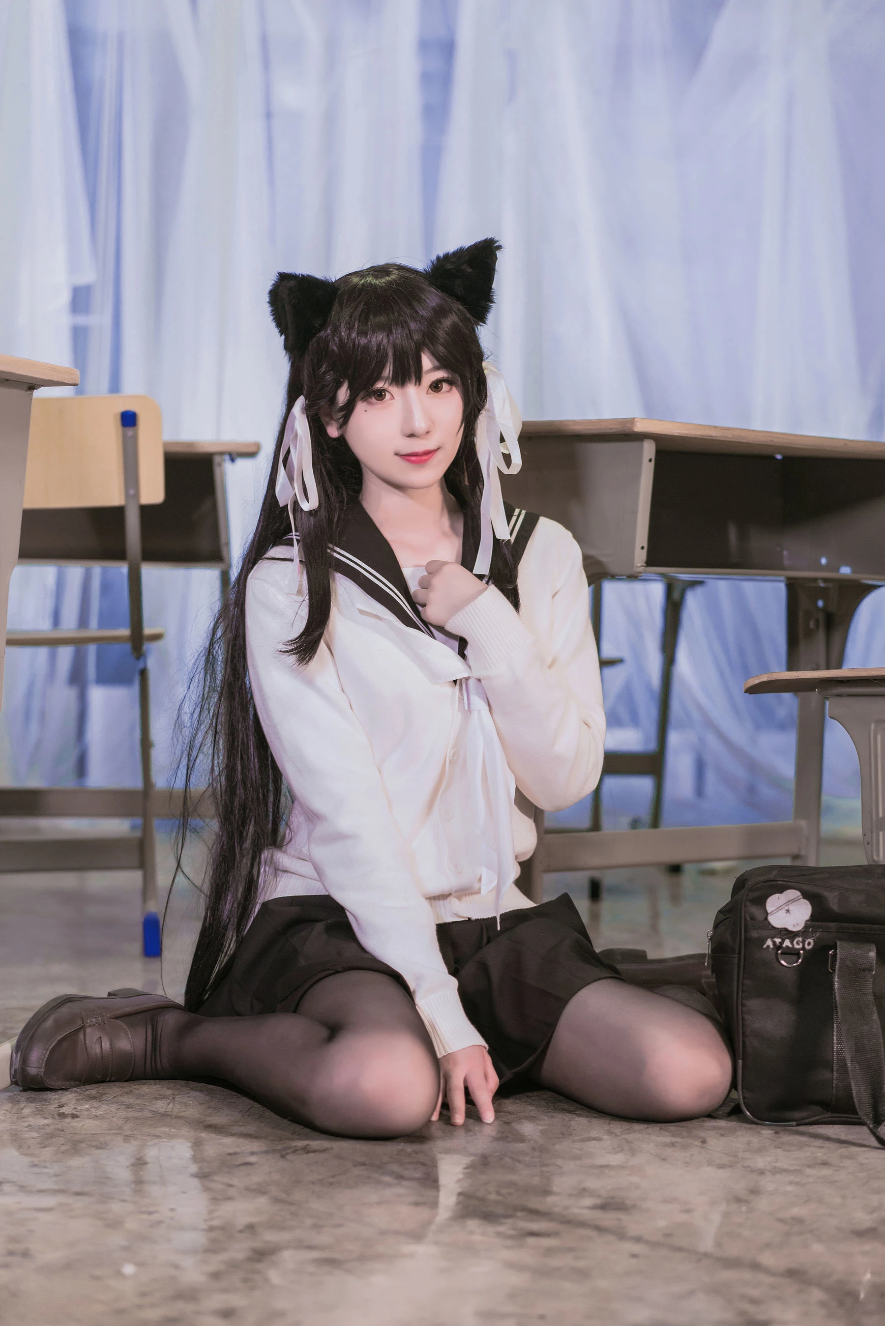 小姐姐弥音音ww 爱宕校服|图集秀