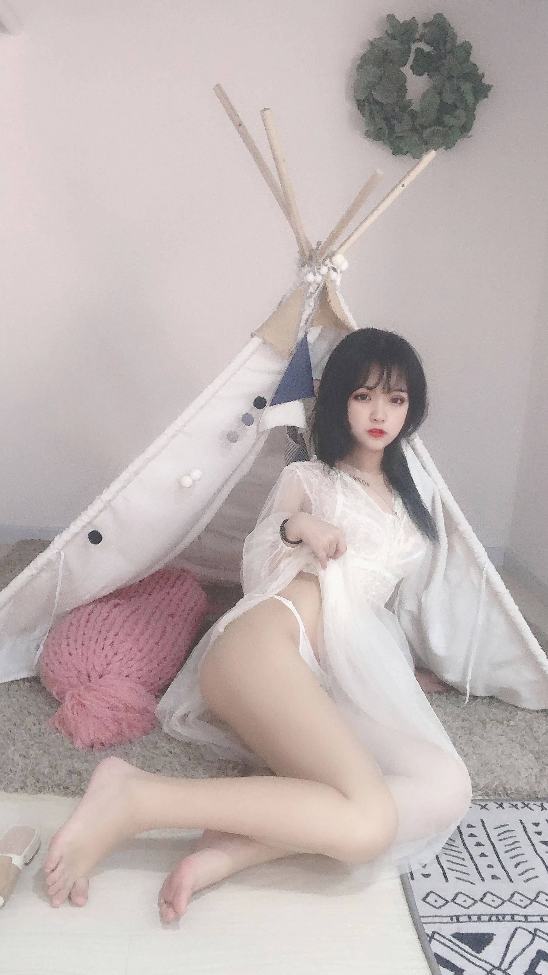 安妮 – 白色纱裙插图4