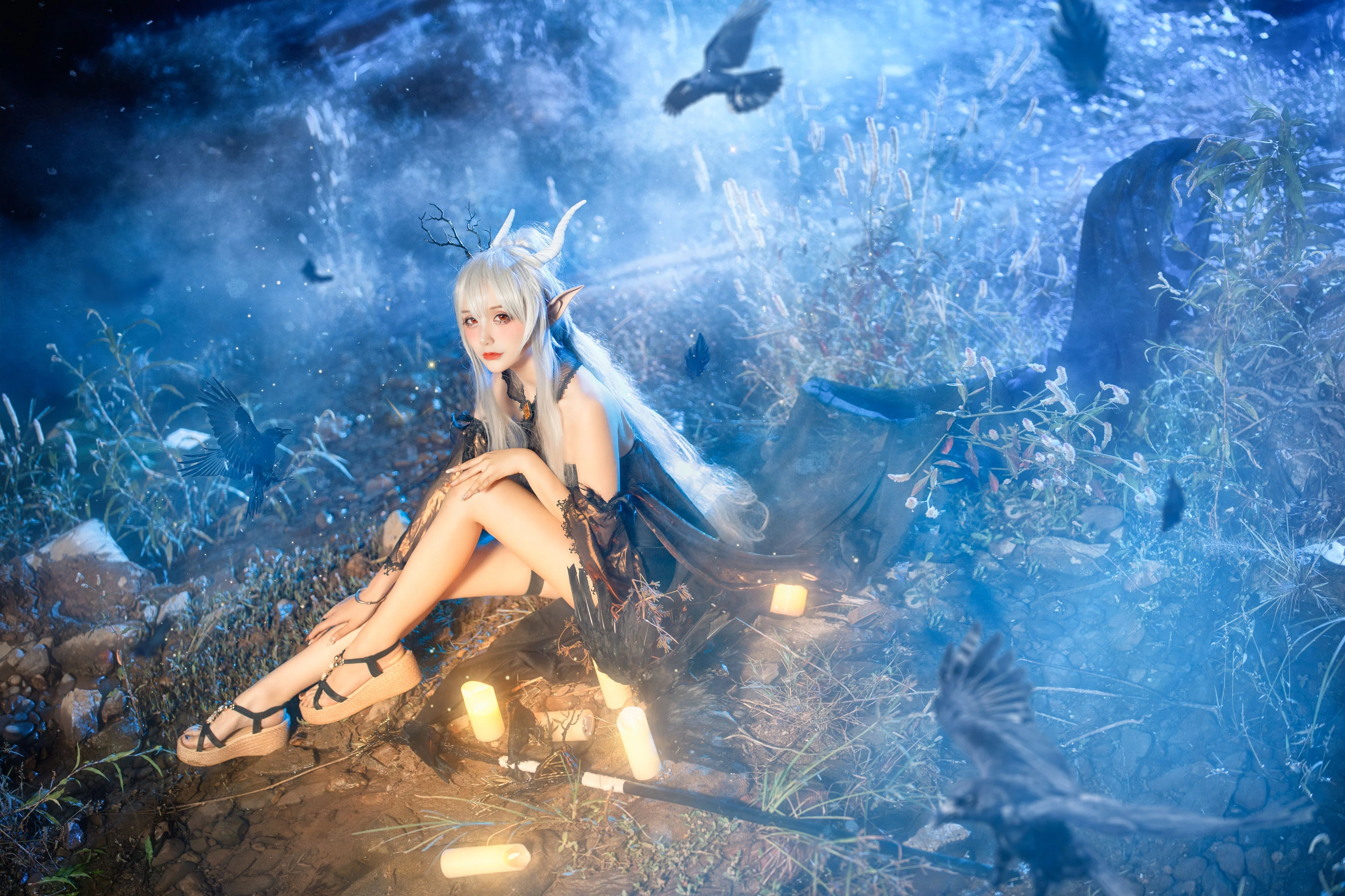 COS妹子仙九Airi – 闪灵静谧午夜插图2