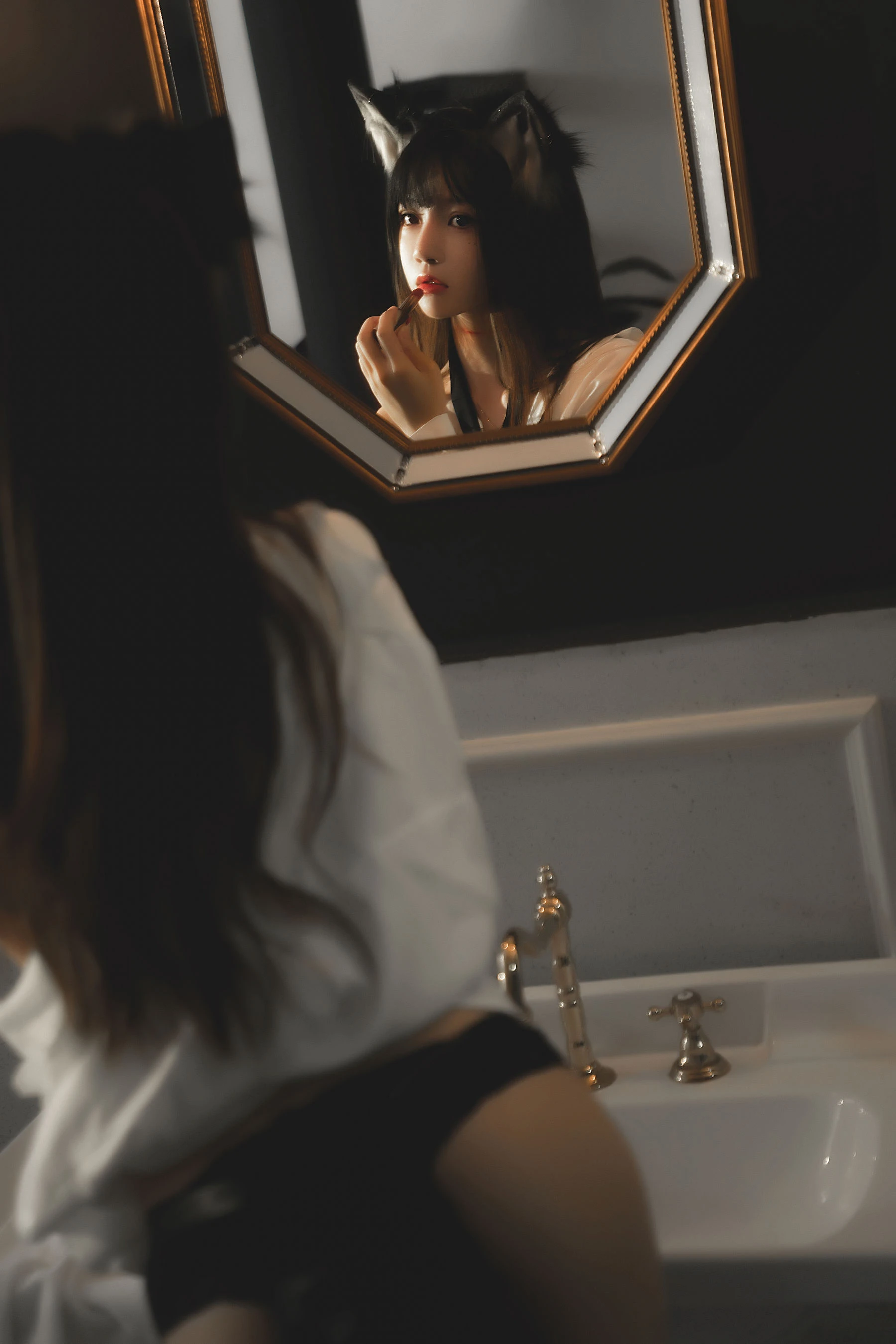 桜桃喵 – 狼来了02插图1